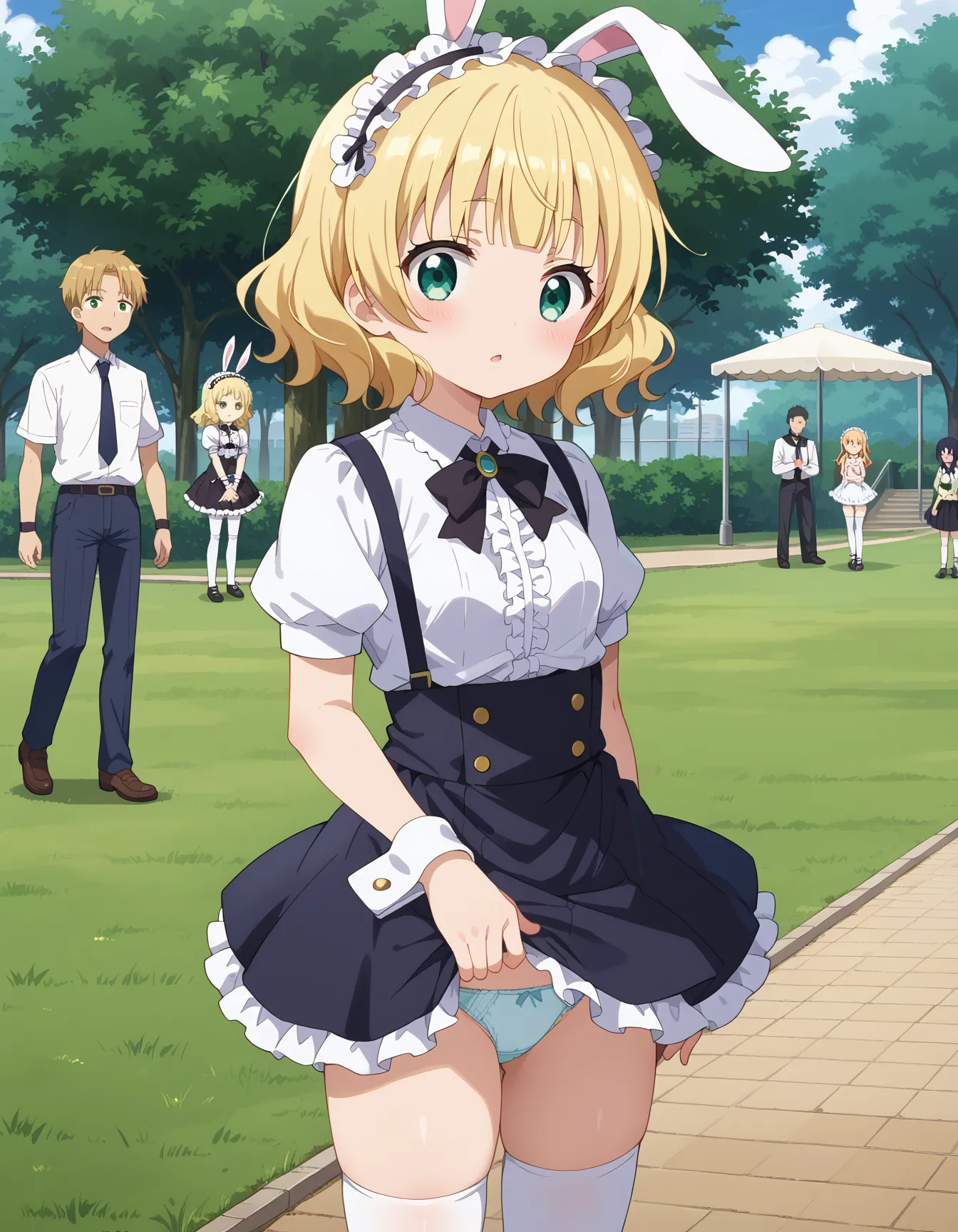 【「下着（ブラジャー・パンティ）」AIエロ画像（イラスト・アニメ・二次元風）15996枚まとめ！(89ページ目)のエロ画像13枚目