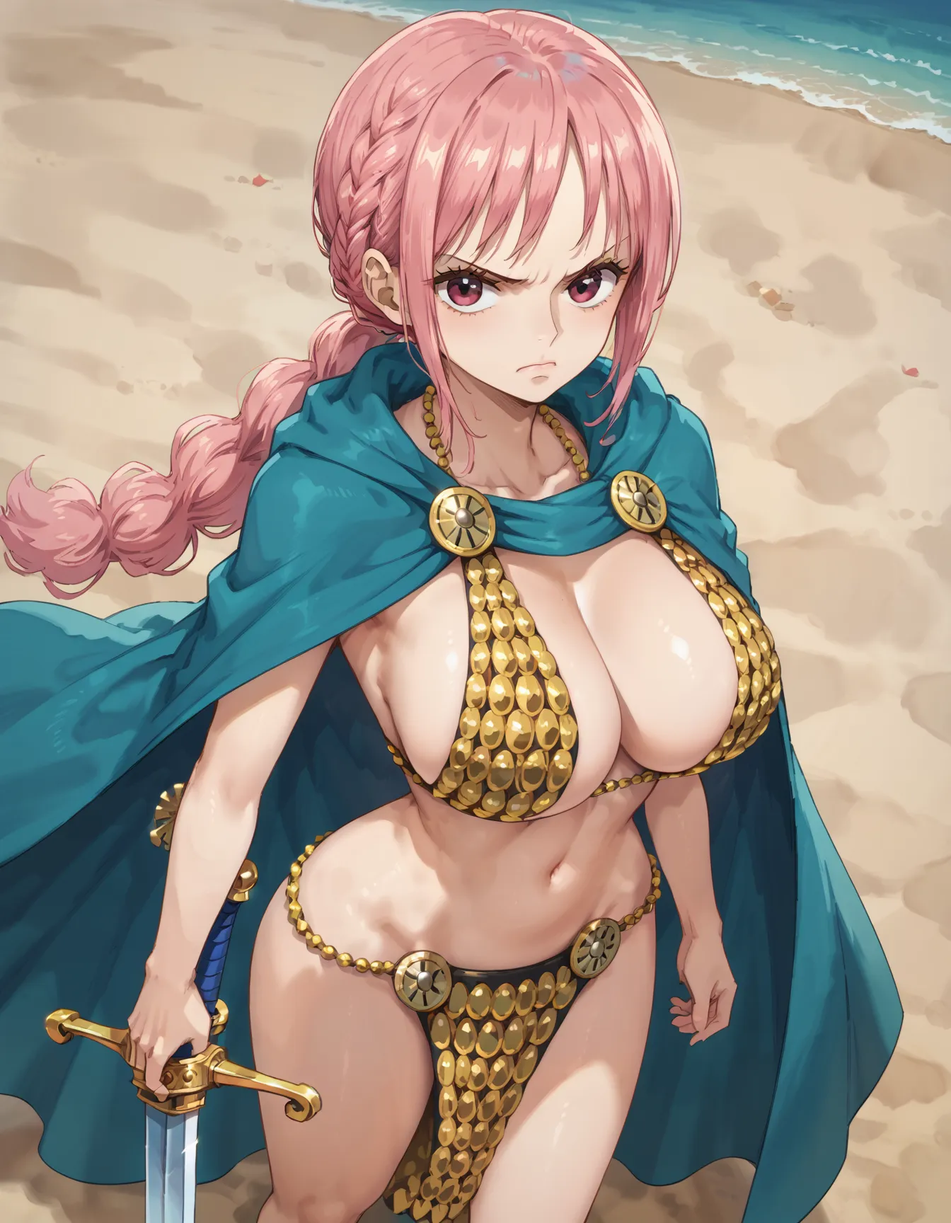 【「巨乳」AIエロ画像（イラスト・アニメ・二次元風）26161枚まとめ！(150ページ目)のエロ画像12枚目