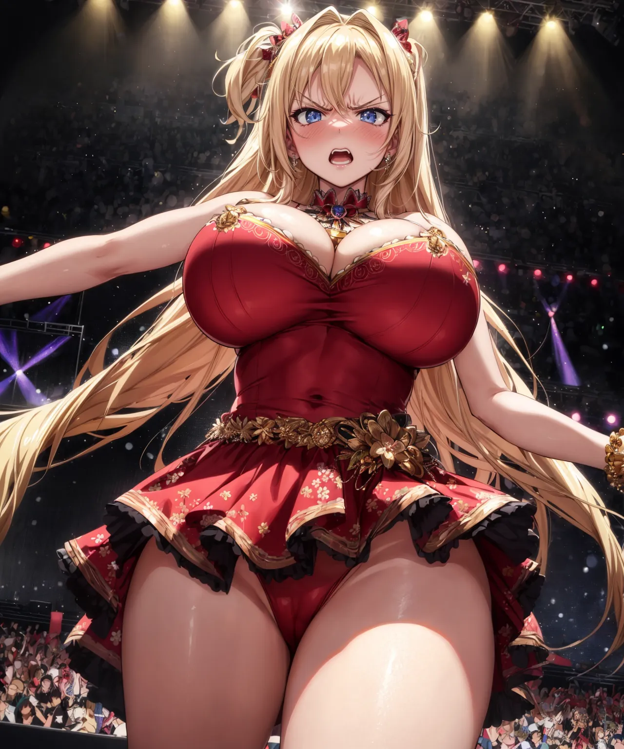 【「爆乳・超乳」AIエロ画像（イラスト・アニメ・二次元風）5621枚まとめ！(31ページ目)のエロ画像18枚目