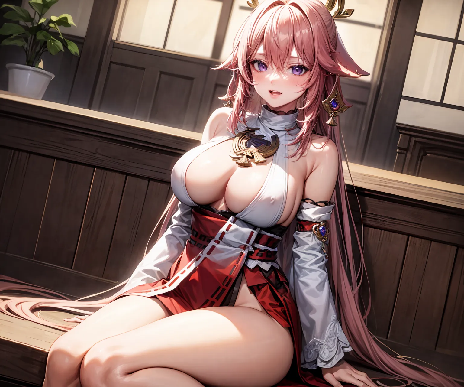 【「巨乳」AIエロ画像（イラスト・アニメ・二次元風）26161枚まとめ！(148ページ目)のエロ画像24枚目