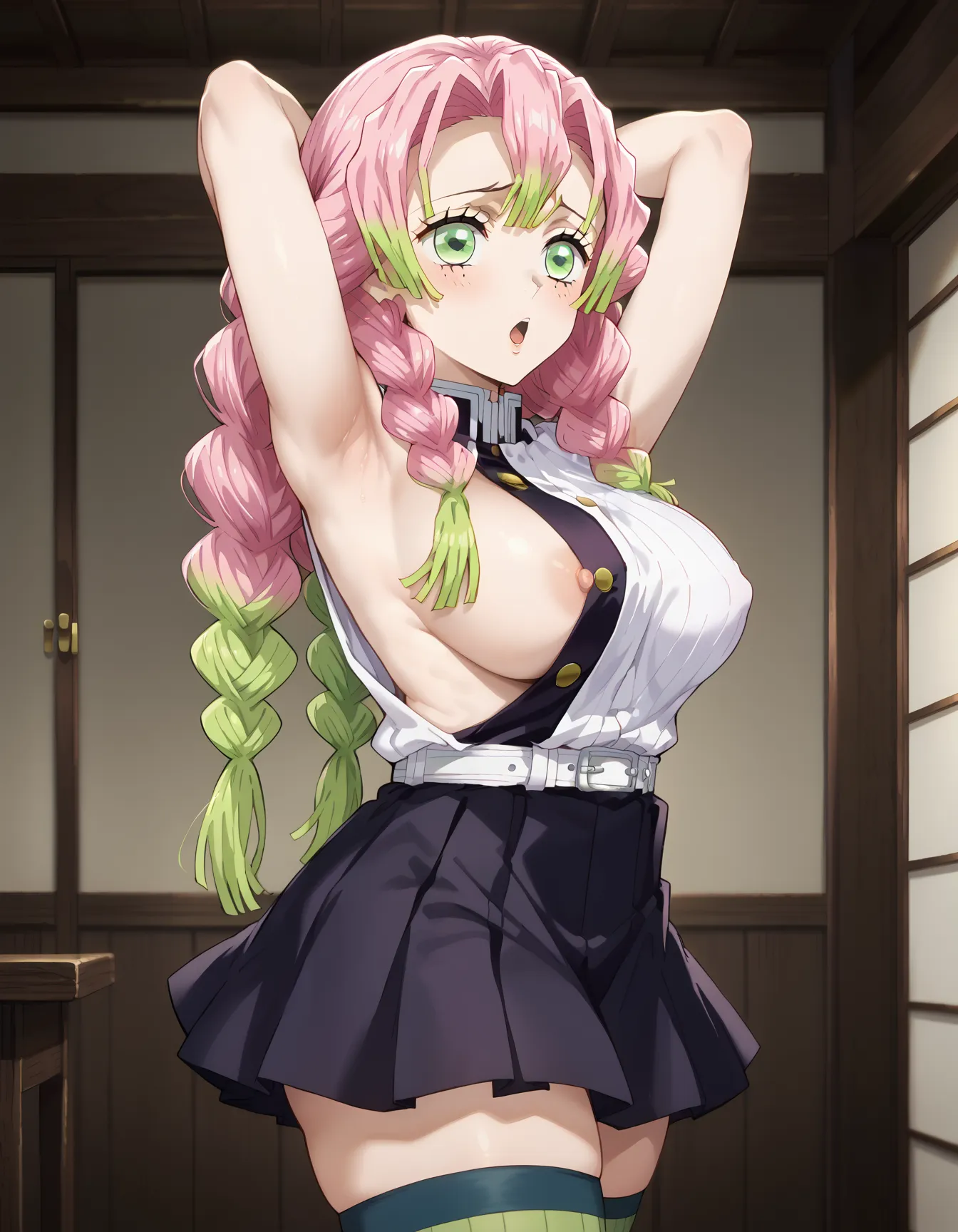 【「下着（ブラジャー・パンティ）」AIエロ画像（イラスト・アニメ・二次元風）15996枚まとめ！(87ページ目)のエロ画像17枚目