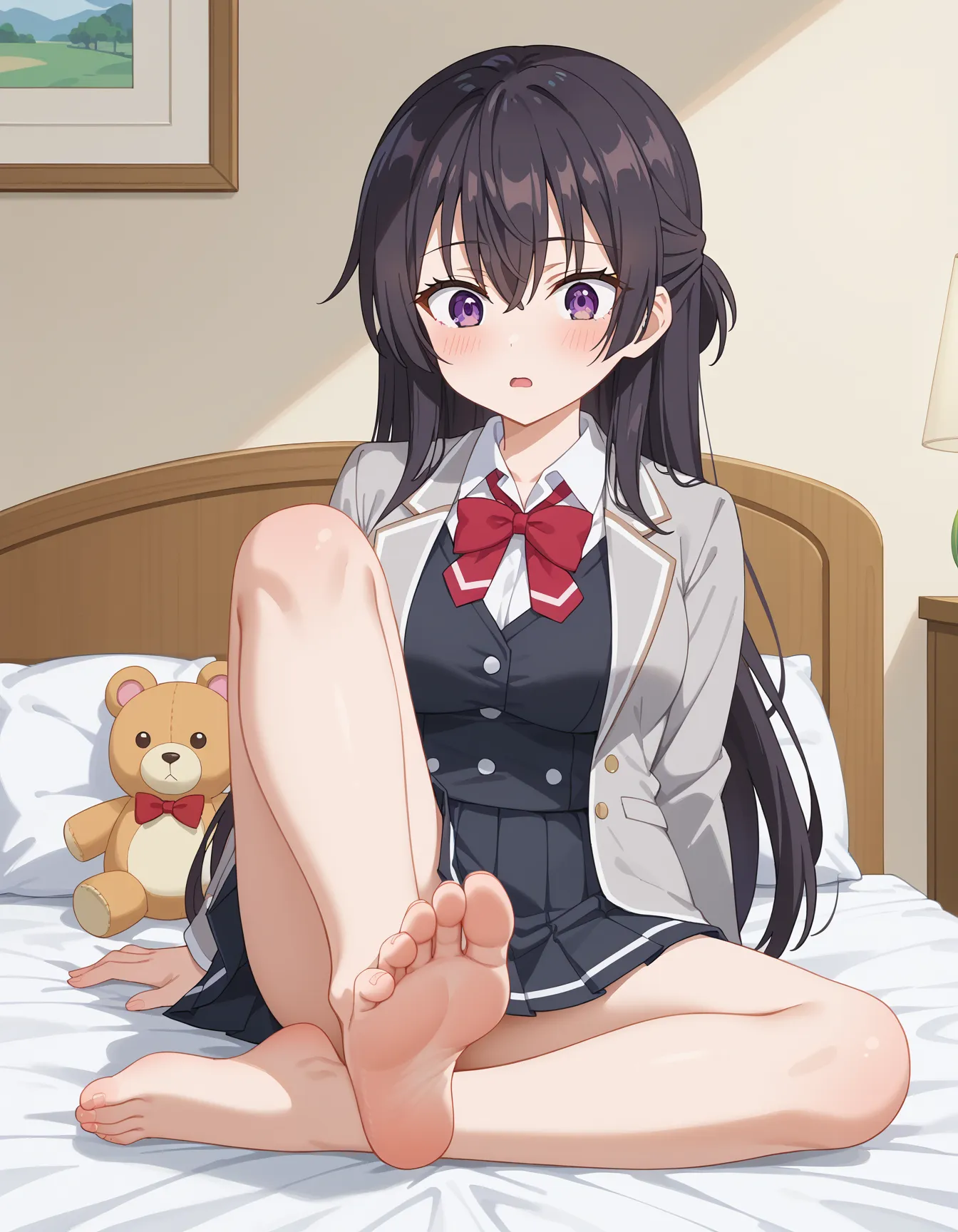 【「学制服」AIエロ画像（イラスト・アニメ・二次元風）4855枚まとめ！(26ページ目)のエロ画像24枚目