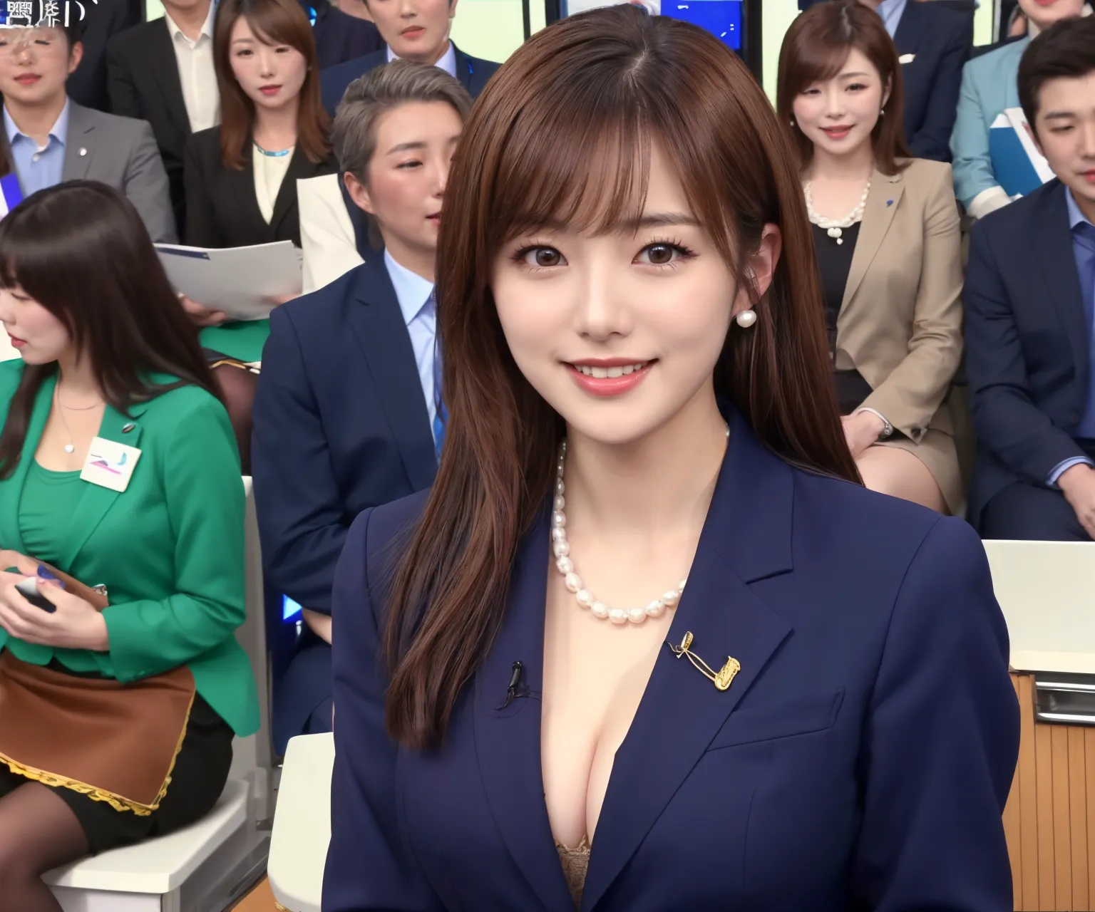 【「女子アナウンサー」AIエロ画像（リアル・実写・フォト風）634枚まとめ！(3ページ目)のエロ画像30枚目