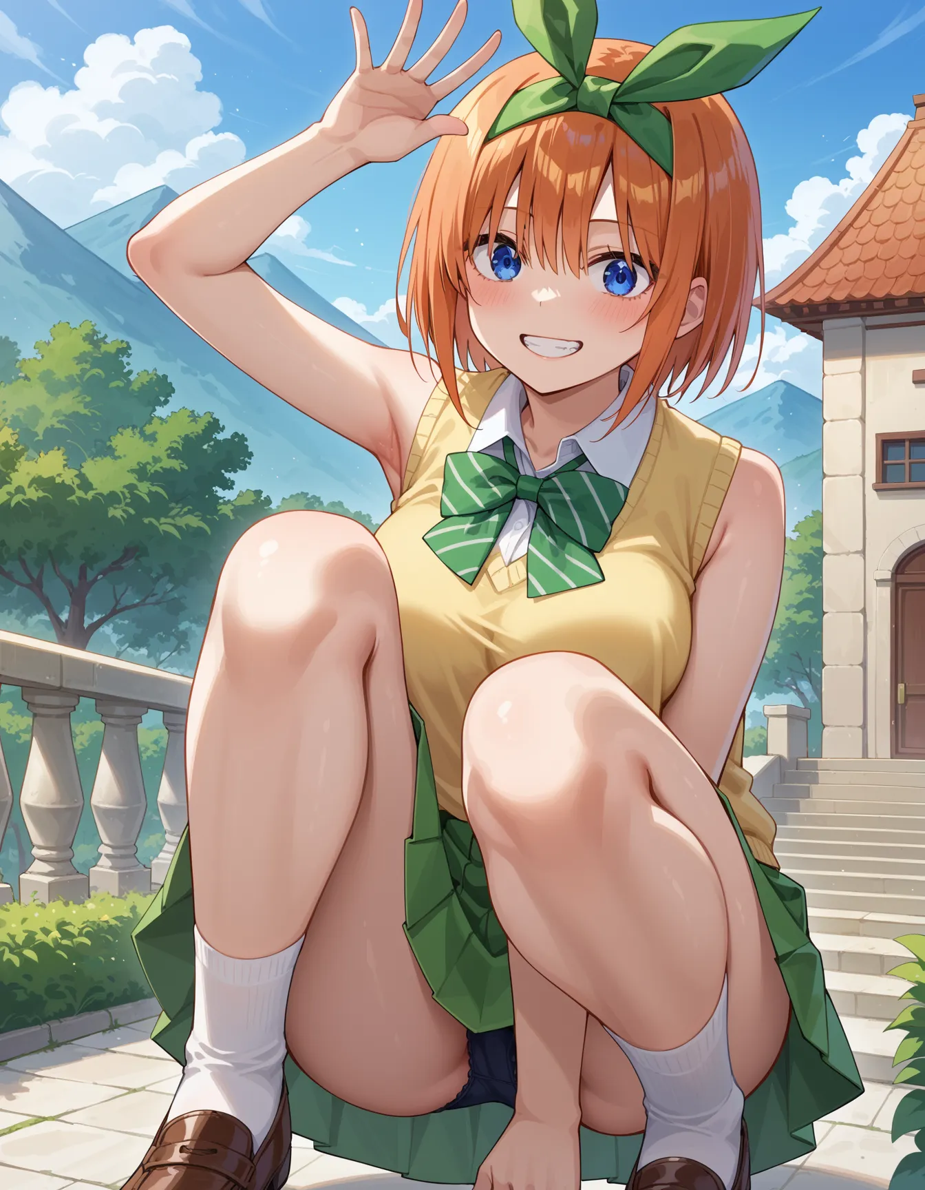 【「学制服」AIエロ画像（イラスト・アニメ・二次元風）4855枚まとめ！(26ページ目)のエロ画像16枚目