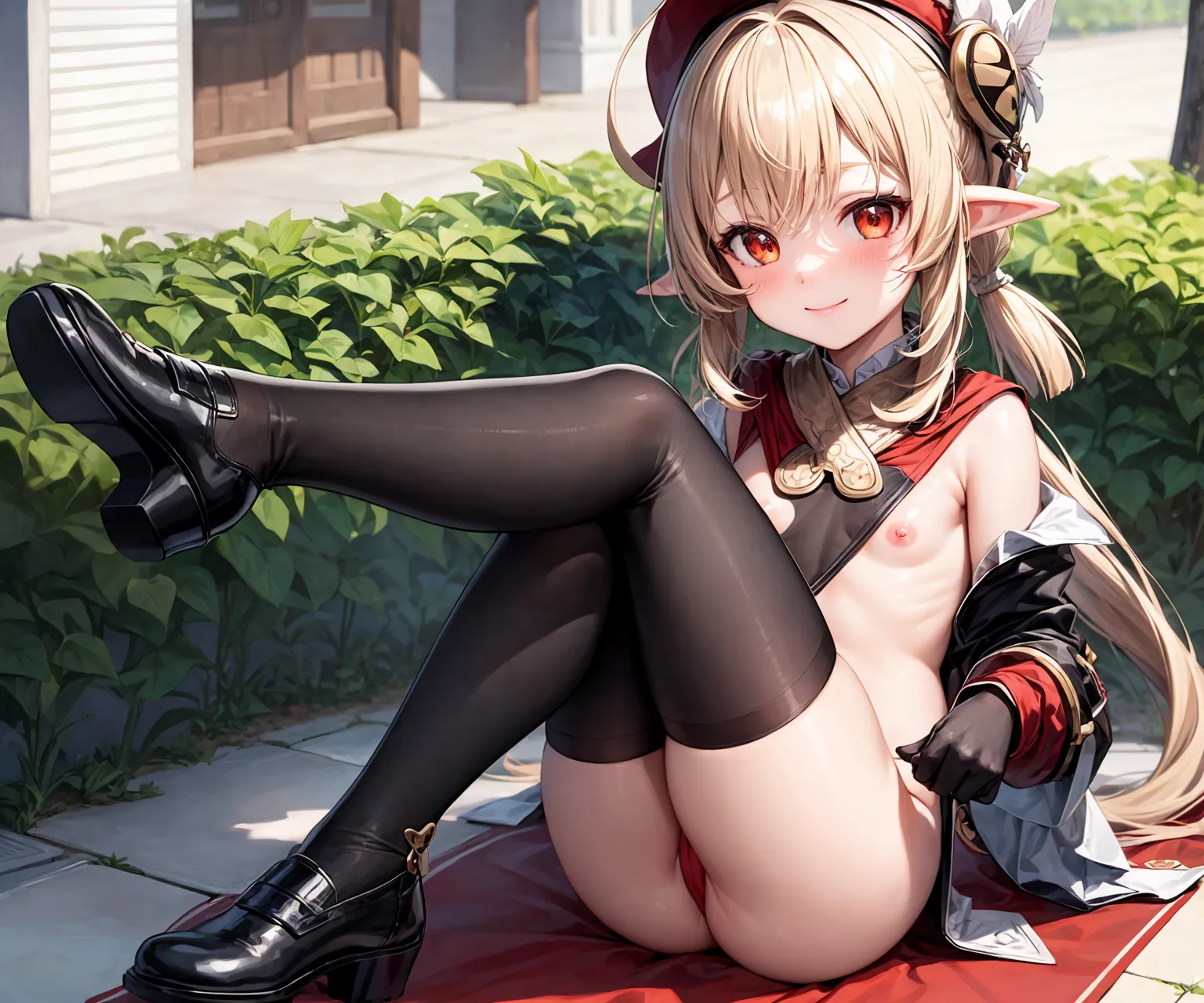 【「貧乳」AIエロ画像（イラスト・アニメ・二次元風）8390枚まとめ！(46ページ目)のエロ画像30枚目