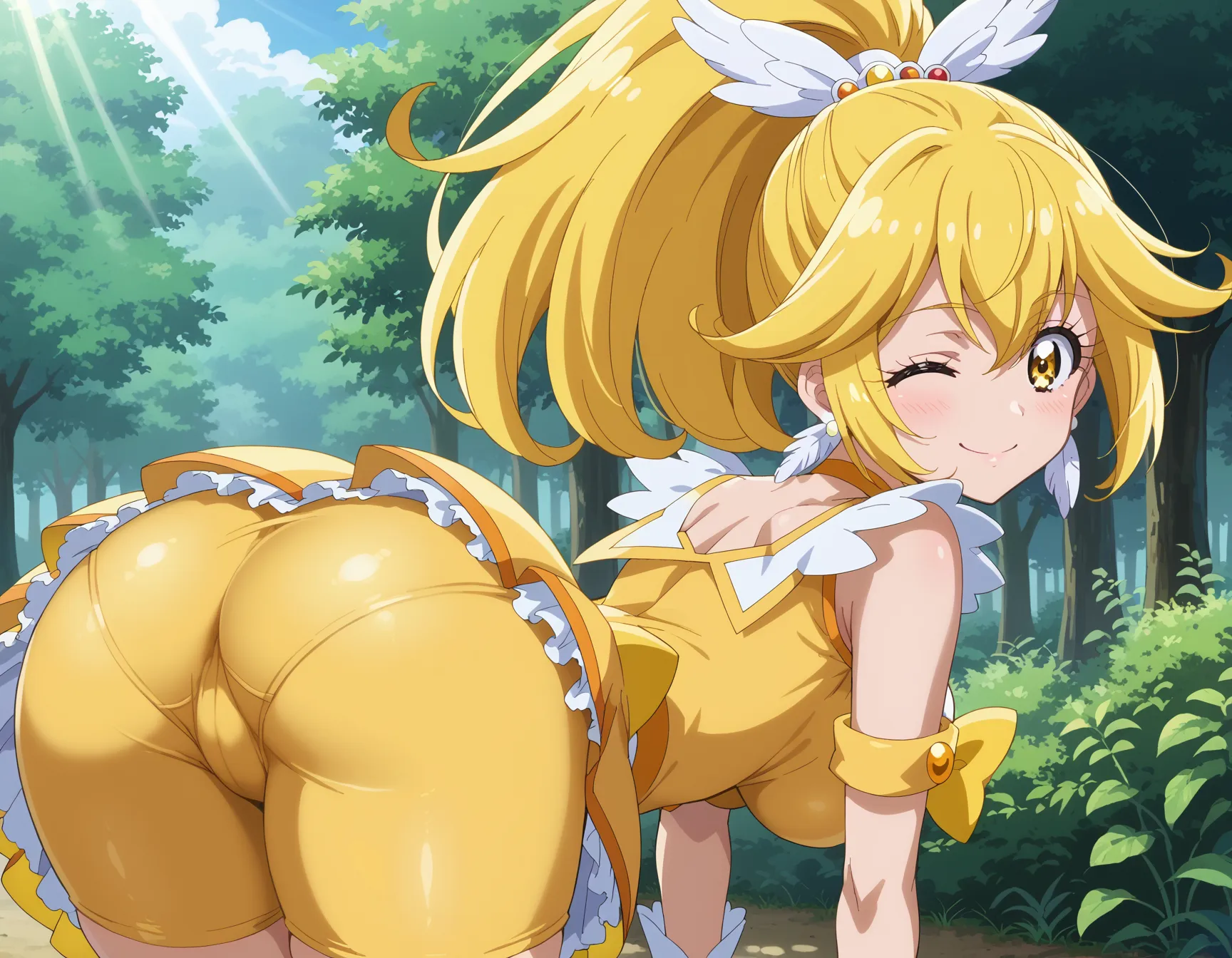 【「尻」AIエロ画像（イラスト・アニメ・二次元風）13361枚まとめ！(72ページ目)のエロ画像5枚目