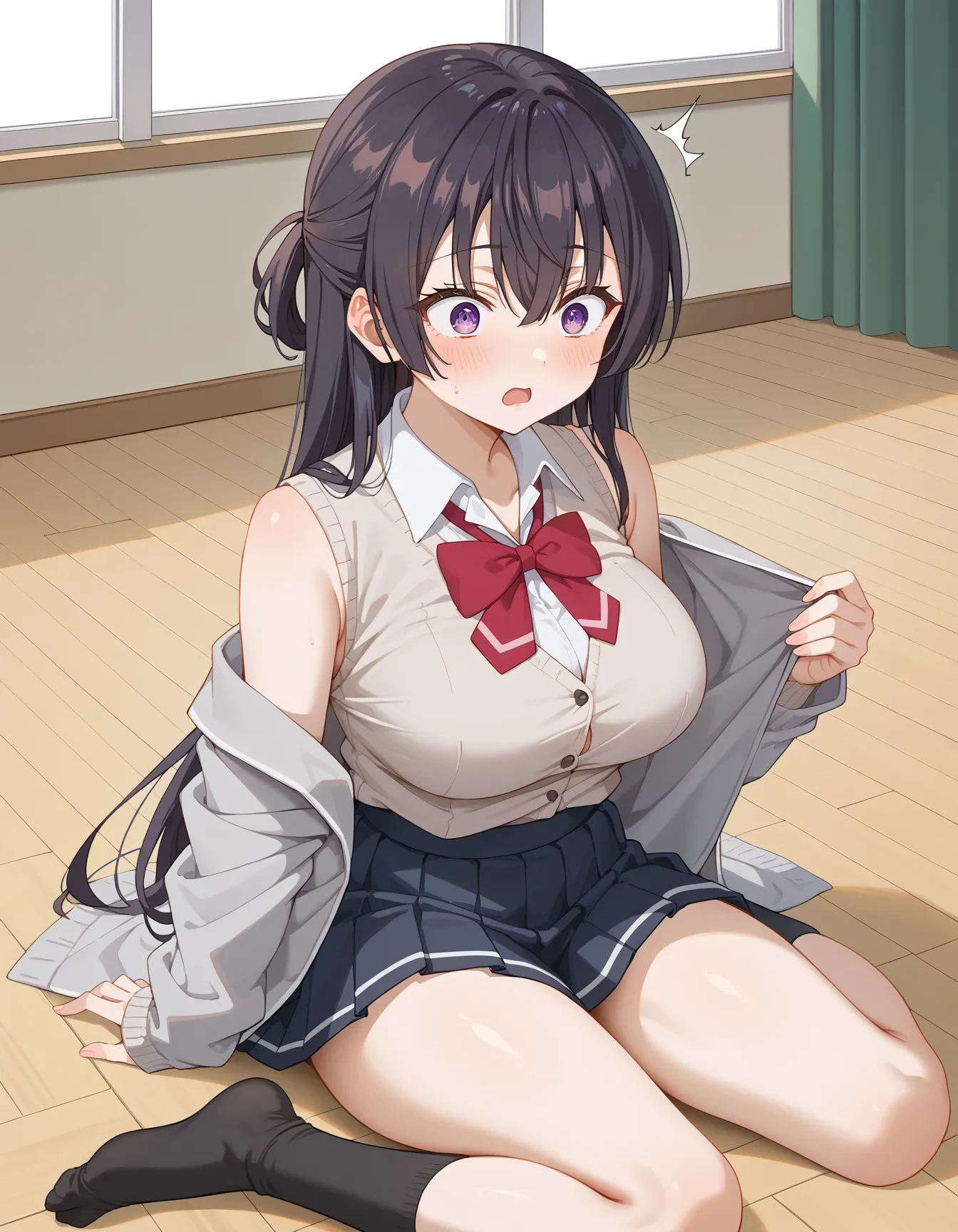 【「学制服」AIエロ画像（イラスト・アニメ・二次元風）4855枚まとめ！(25ページ目)のエロ画像23枚目