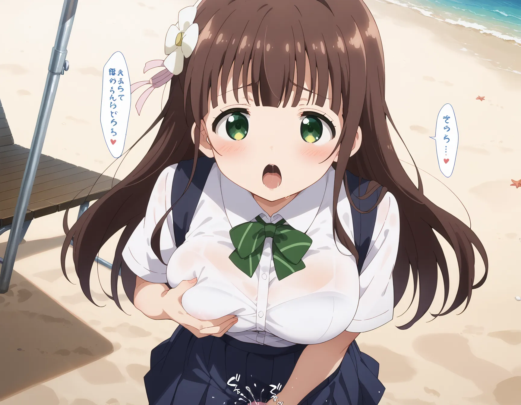 【「学制服」AIエロ画像（イラスト・アニメ・二次元風）4855枚まとめ！(25ページ目)のエロ画像17枚目