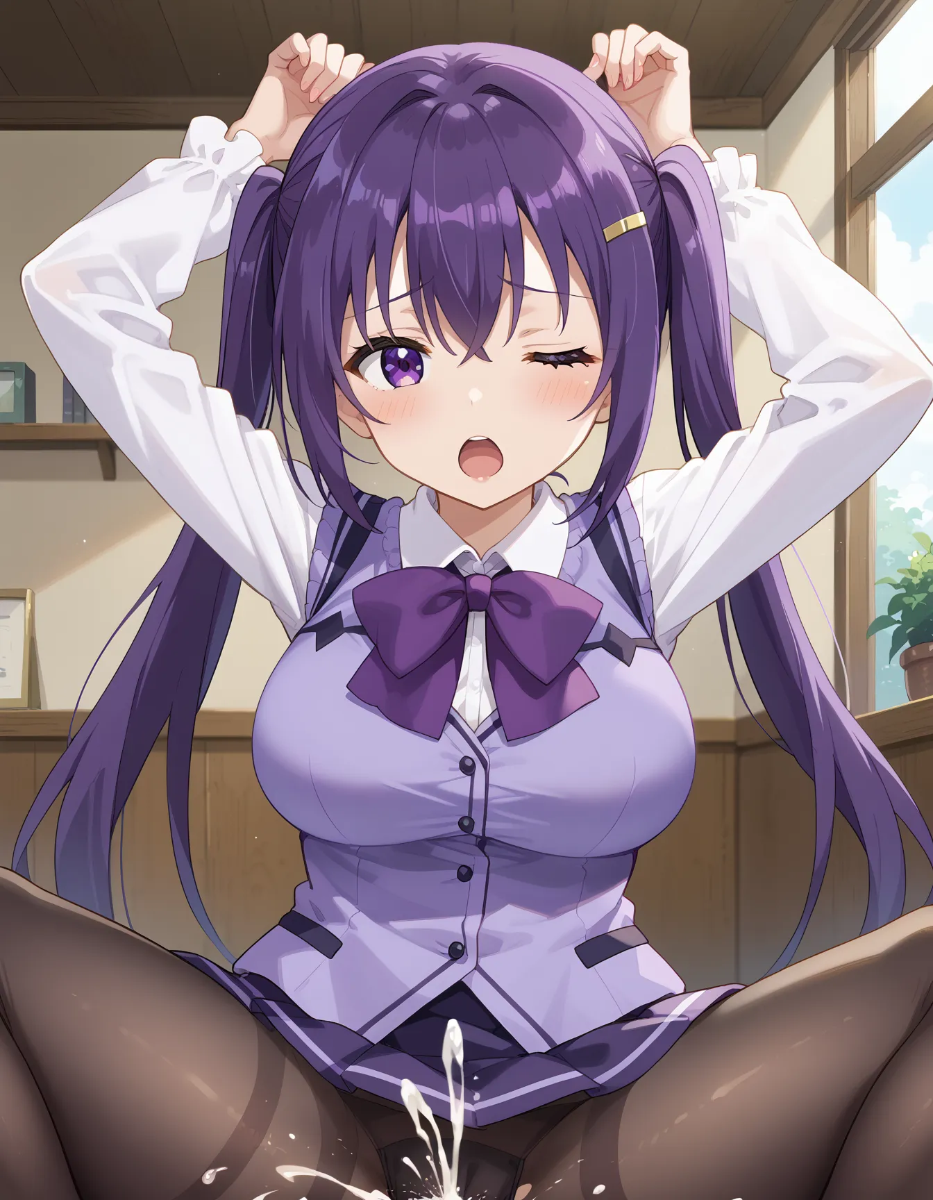 【「下着（ブラジャー・パンティ）」AIエロ画像（イラスト・アニメ・二次元風）15996枚まとめ！(83ページ目)のエロ画像17枚目