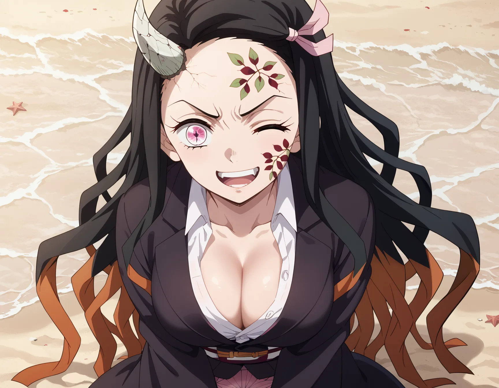 【「巨乳」AIエロ画像（イラスト・アニメ・二次元風）26161枚まとめ！(140ページ目)のエロ画像1枚目
