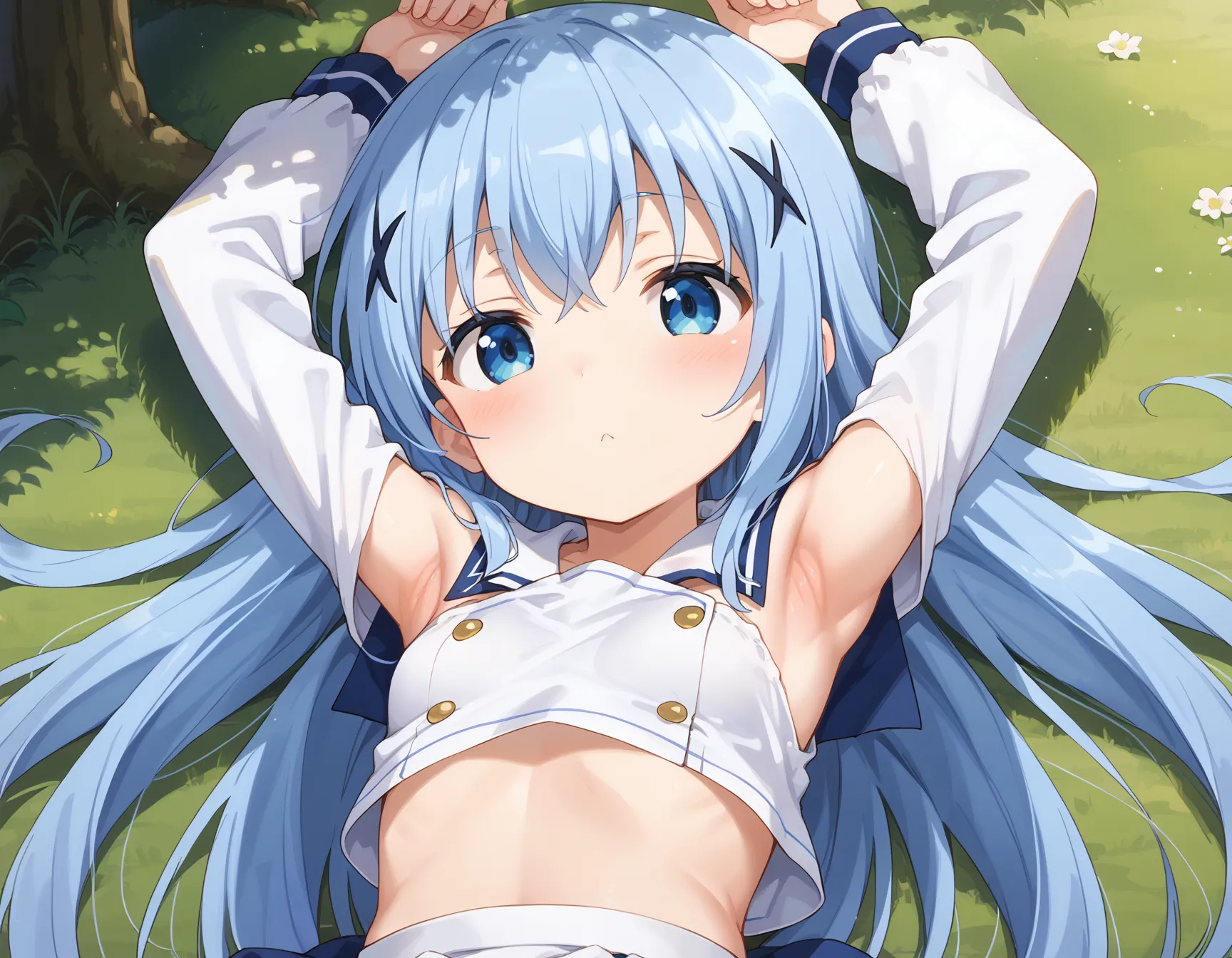 【「腋・脇」AIエロ画像（イラスト・アニメ・二次元風）4705枚まとめ！(24ページ目)のエロ画像5枚目