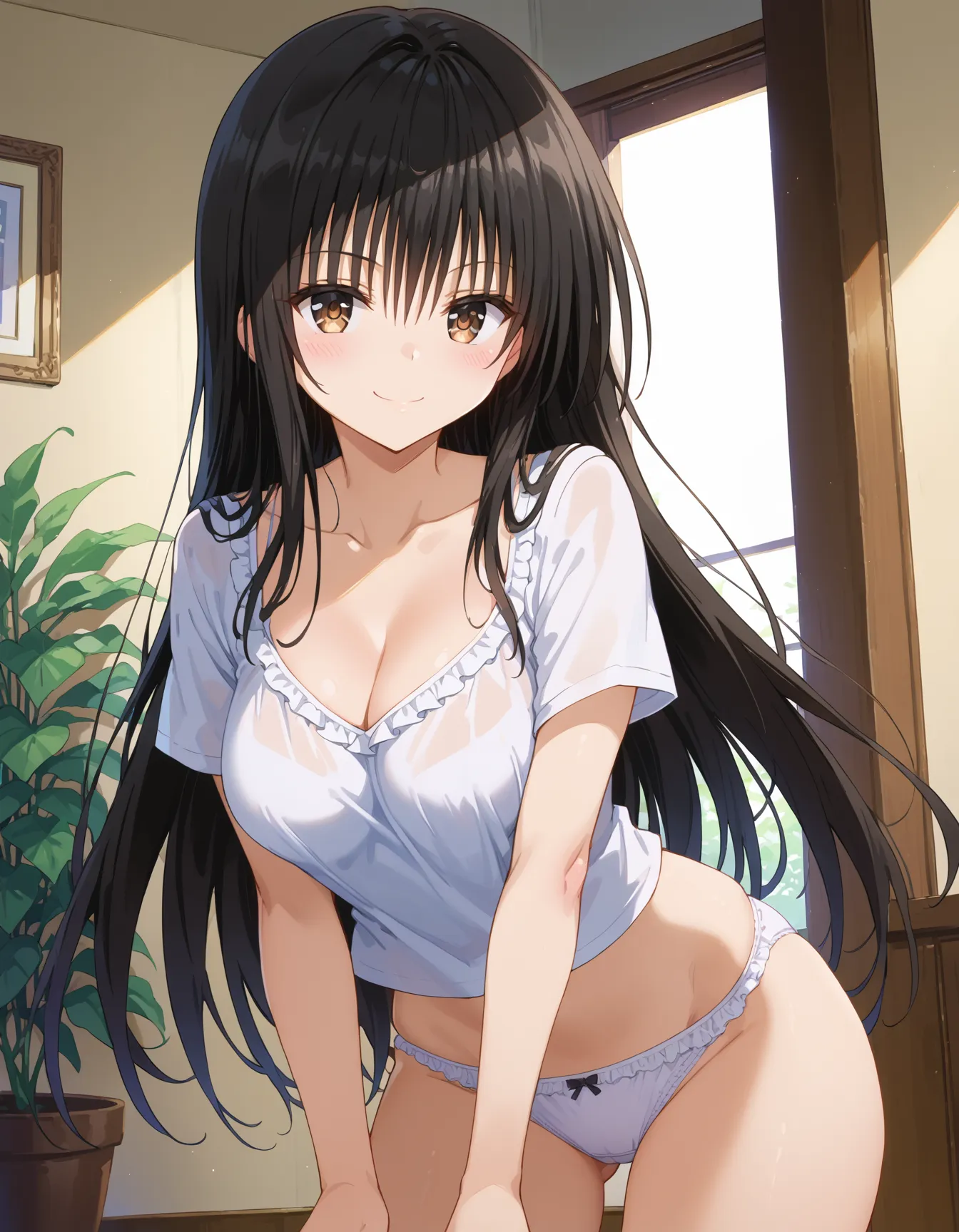 【「下着（ブラジャー・パンティ）」AIエロ画像（イラスト・アニメ・二次元風）15996枚まとめ！(83ページ目)のエロ画像5枚目