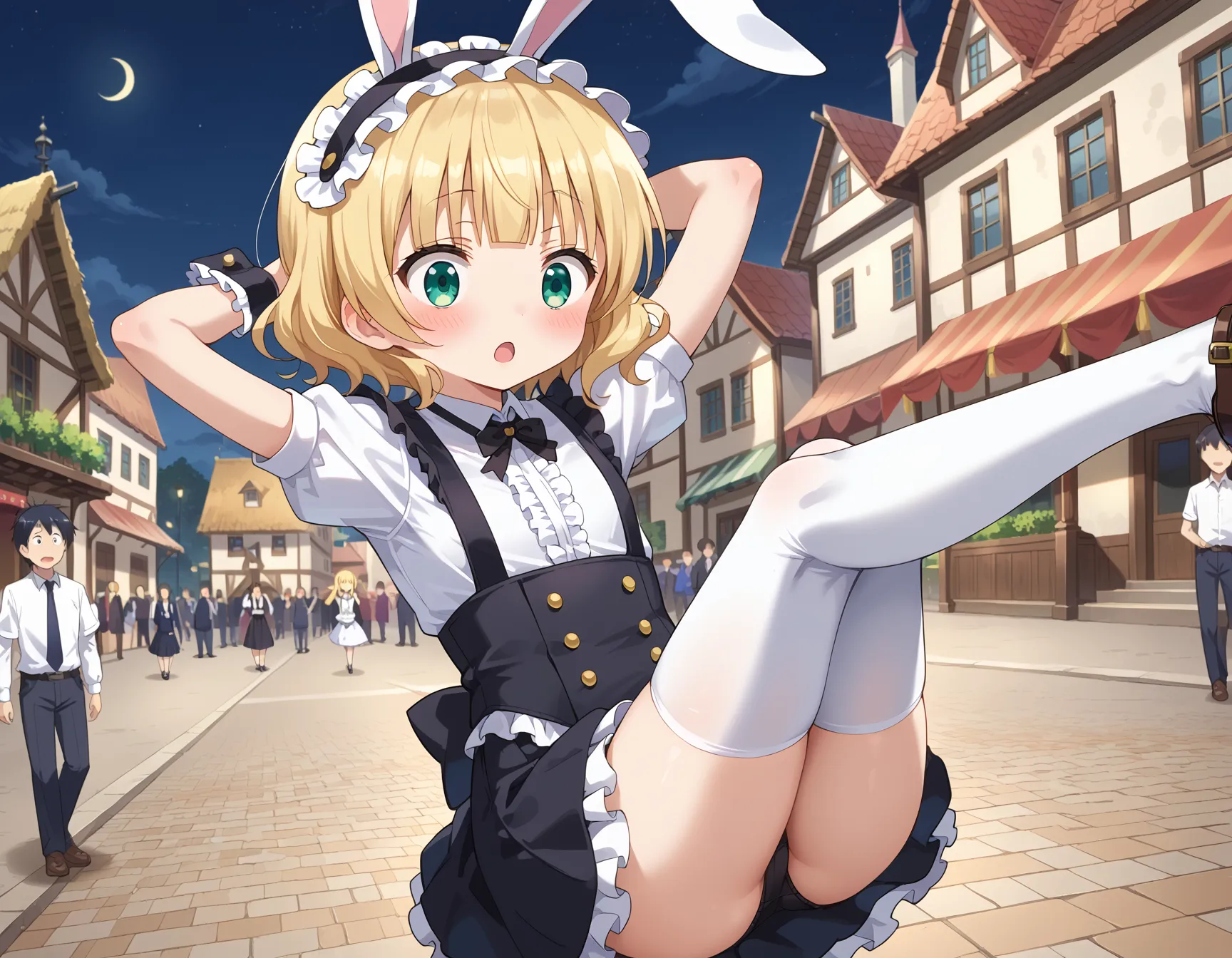 【「貧乳」AIエロ画像（イラスト・アニメ・二次元風）8390枚まとめ！(44ページ目)のエロ画像27枚目