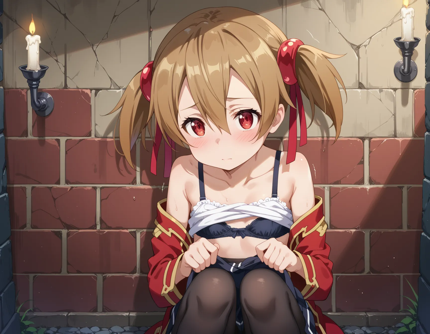 【「下着（ブラジャー・パンティ）」AIエロ画像（イラスト・アニメ・二次元風）15996枚まとめ！(82ページ目)のエロ画像5枚目