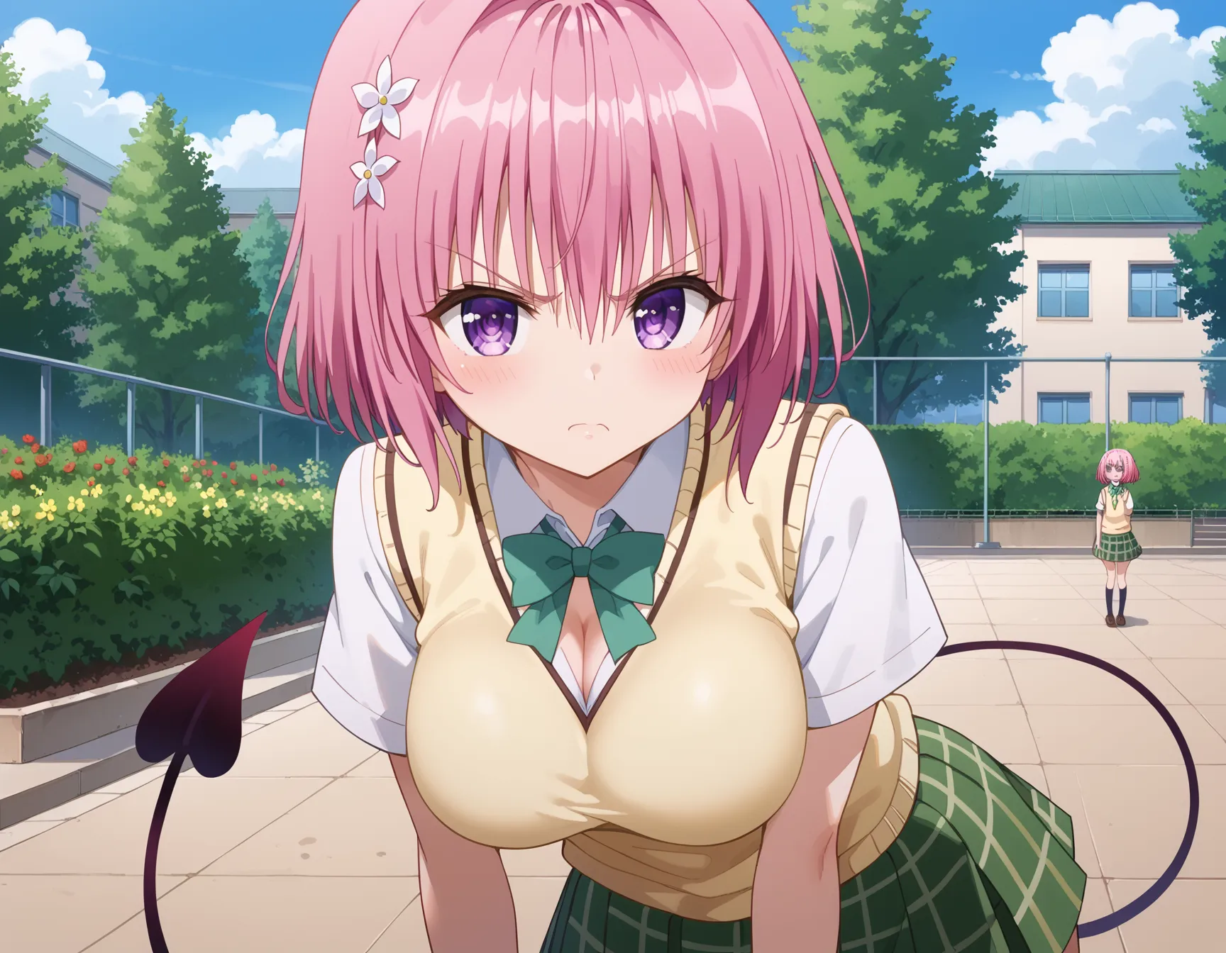 【「学制服」AIエロ画像（イラスト・アニメ・二次元風）4855枚まとめ！(24ページ目)のエロ画像19枚目