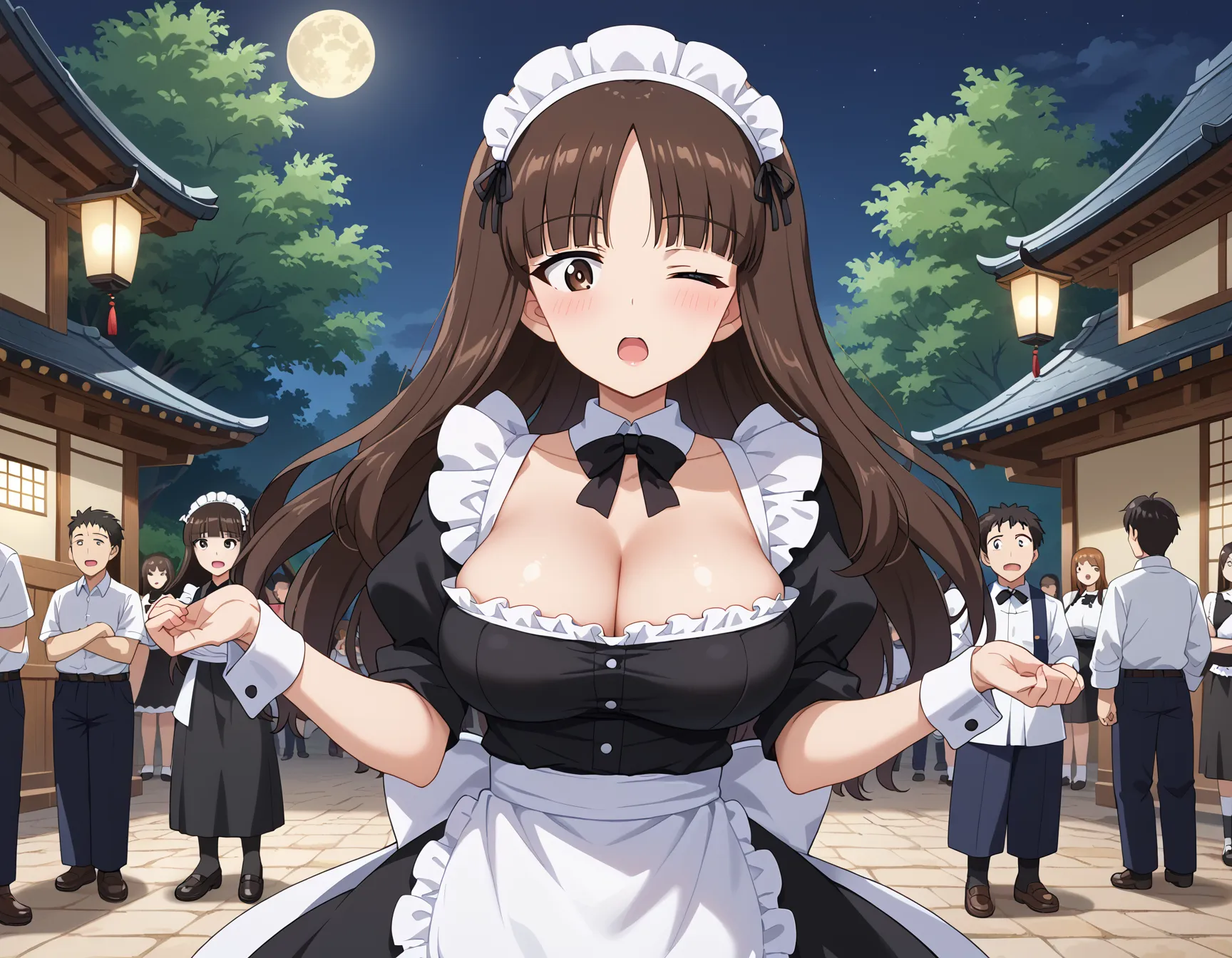 【「メイド」AIエロ画像（イラスト・アニメ・二次元風）516枚まとめ！(3ページ目)のエロ画像25枚目