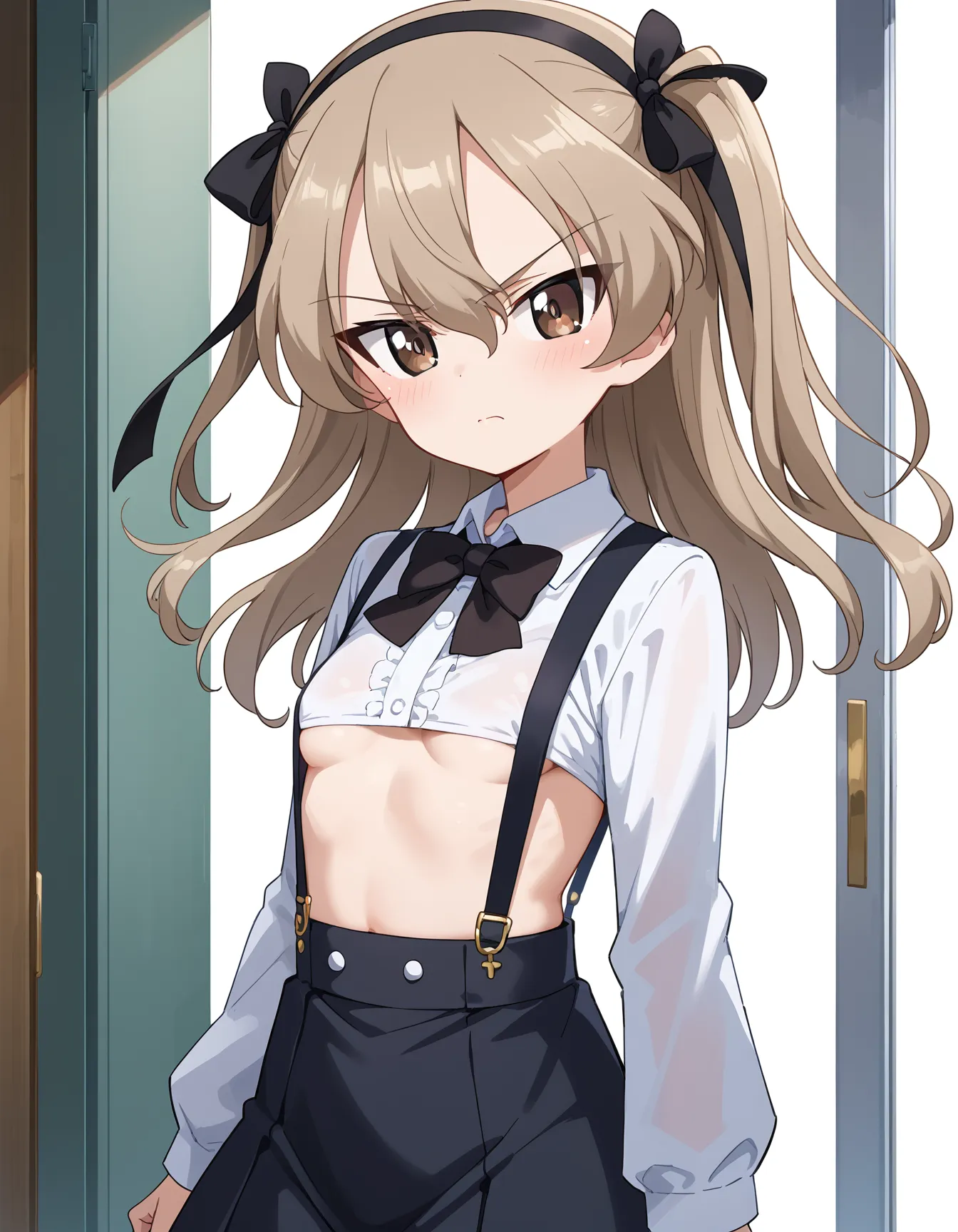 【「貧乳」AIエロ画像（イラスト・アニメ・二次元風）8390枚まとめ！(43ページ目)のエロ画像23枚目