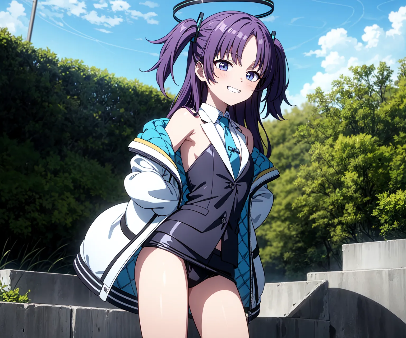 【「貧乳」AIエロ画像（イラスト・アニメ・二次元風）8390枚まとめ！(43ページ目)のエロ画像2枚目