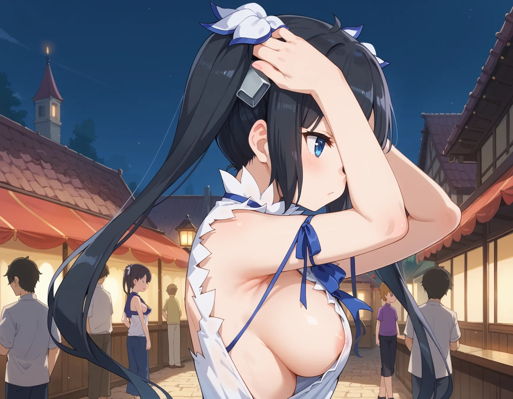 【「下着（ブラジャー・パンティ）」AIエロ画像（イラスト・アニメ・二次元風）15996枚まとめ！(79ページ目)のエロ画像13枚目