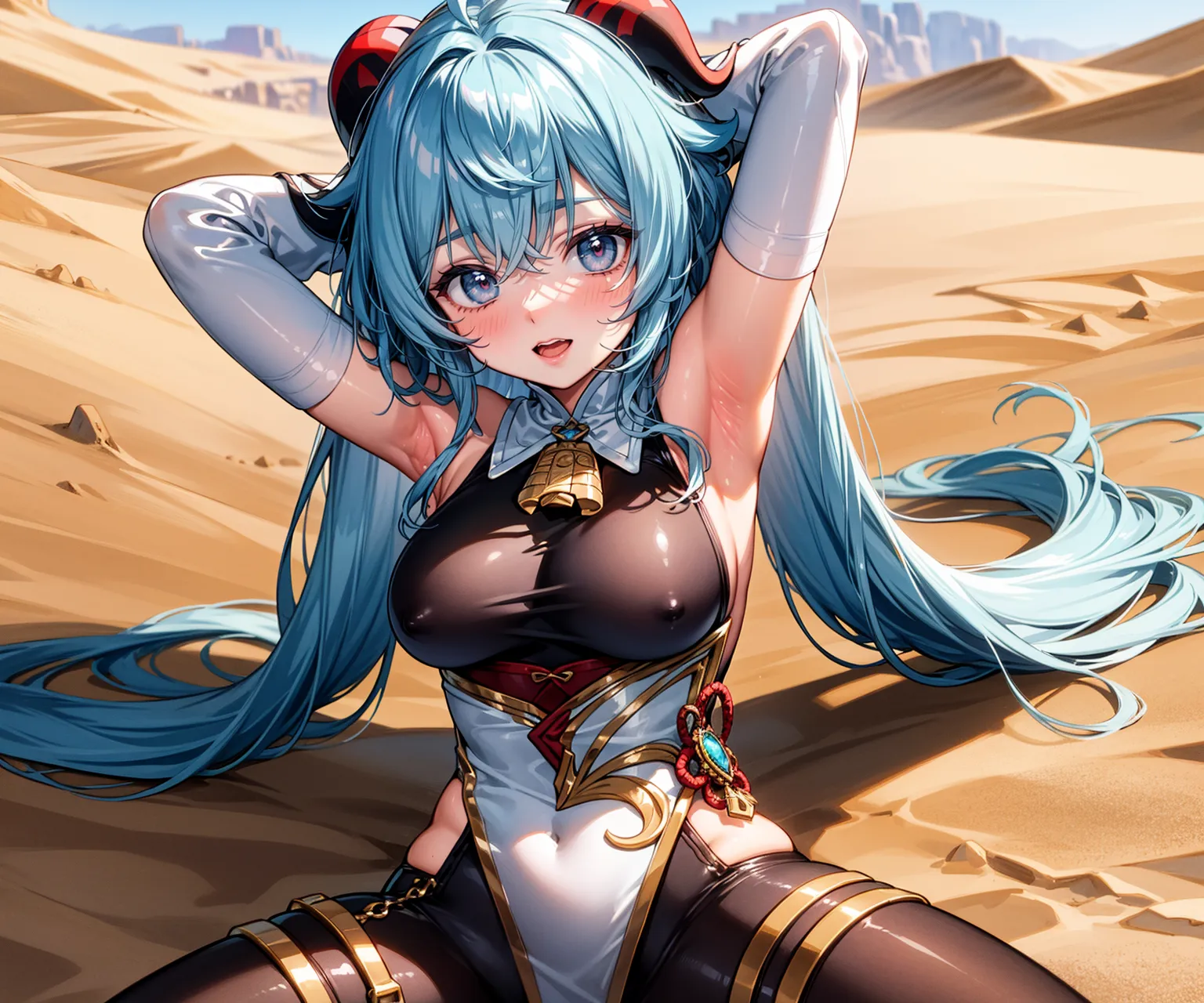 【「腋・脇」AIエロ画像（イラスト・アニメ・二次元風）4705枚まとめ！(23ページ目)のエロ画像4枚目