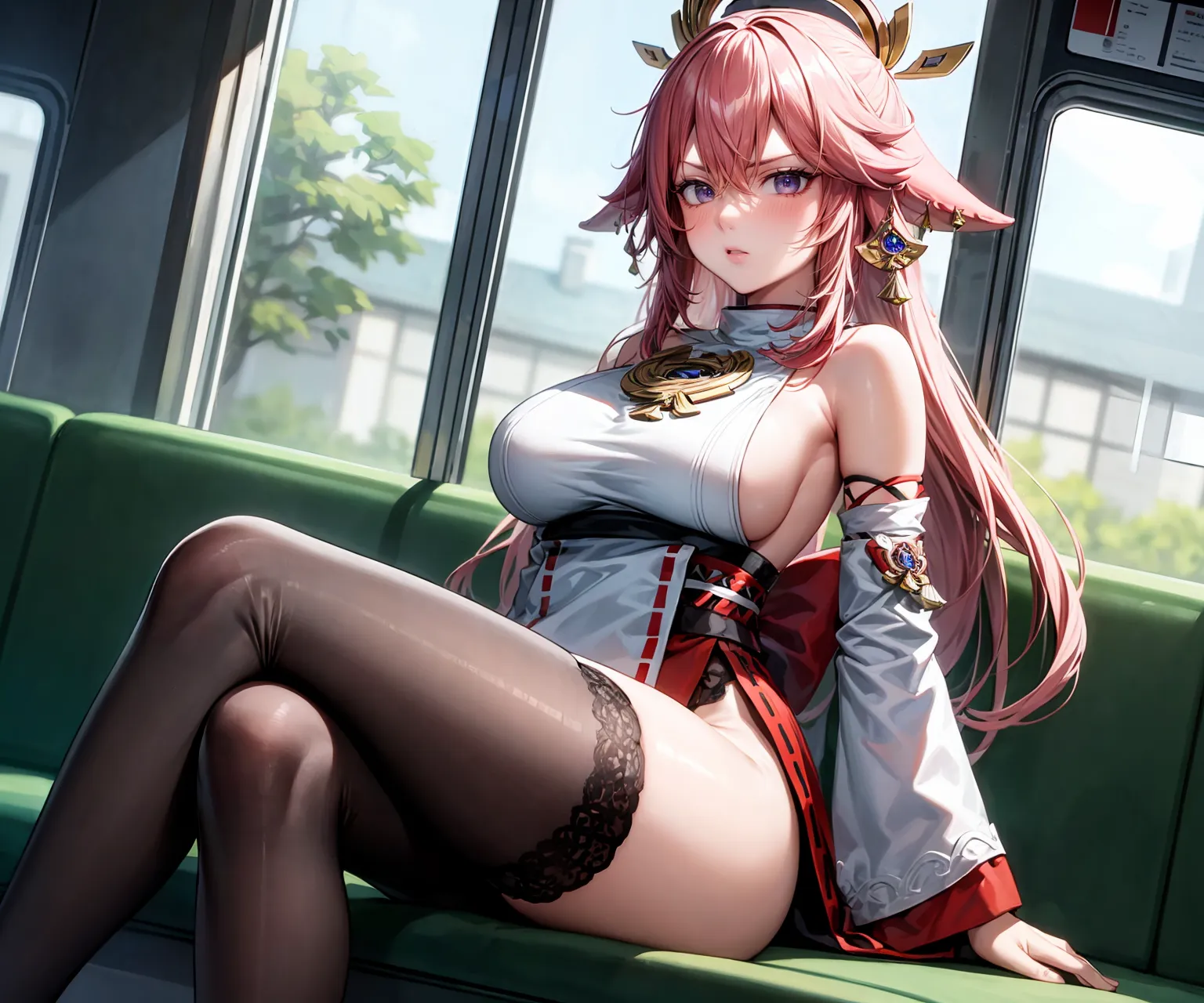 【「巨乳」AIエロ画像（イラスト・アニメ・二次元風）26161枚まとめ！(131ページ目)のエロ画像15枚目