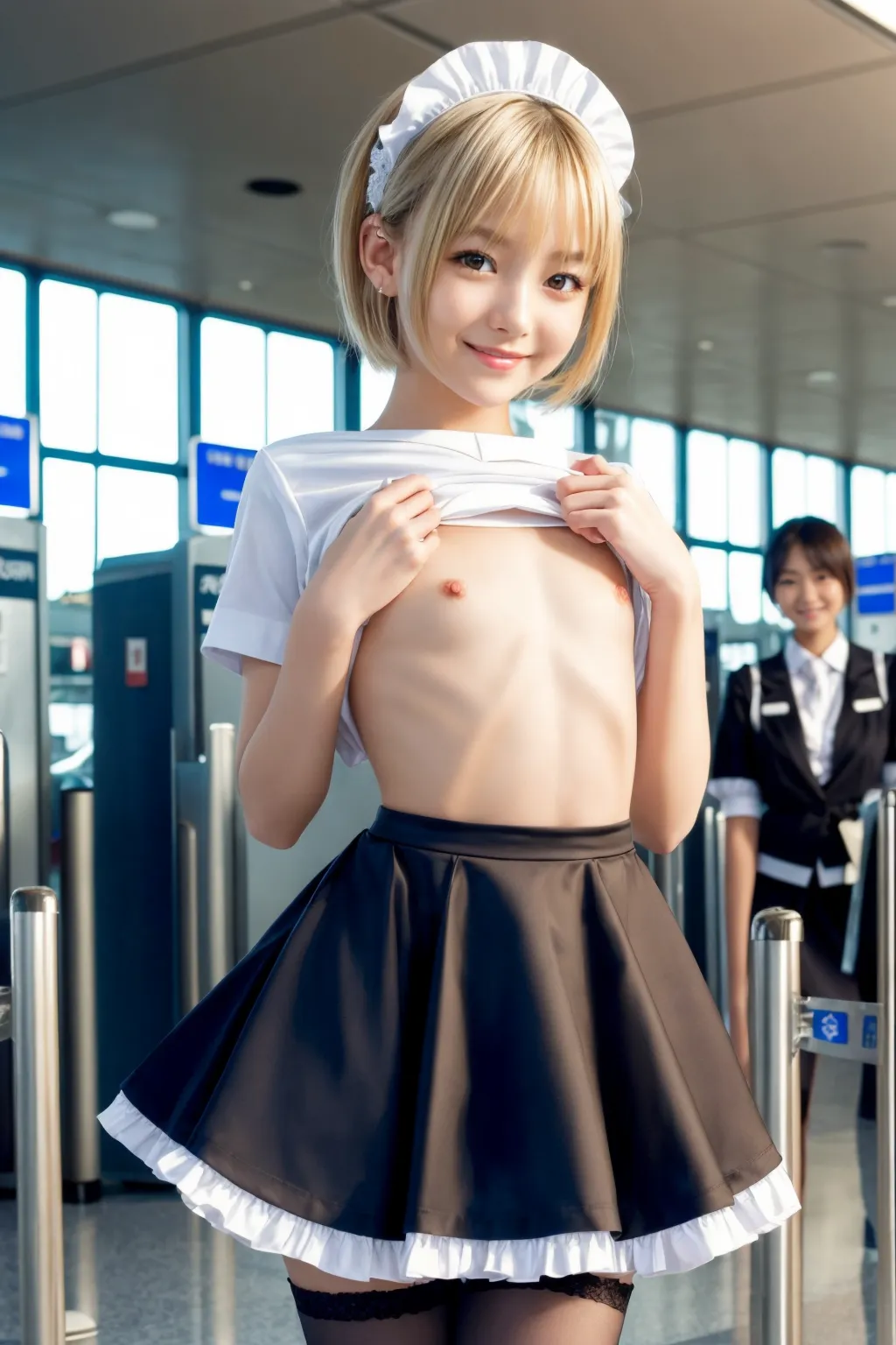 【「貧乳」AIエロ画像（リアル・実写・フォト風）21896枚まとめ！(104ページ目)のエロ画像23枚目