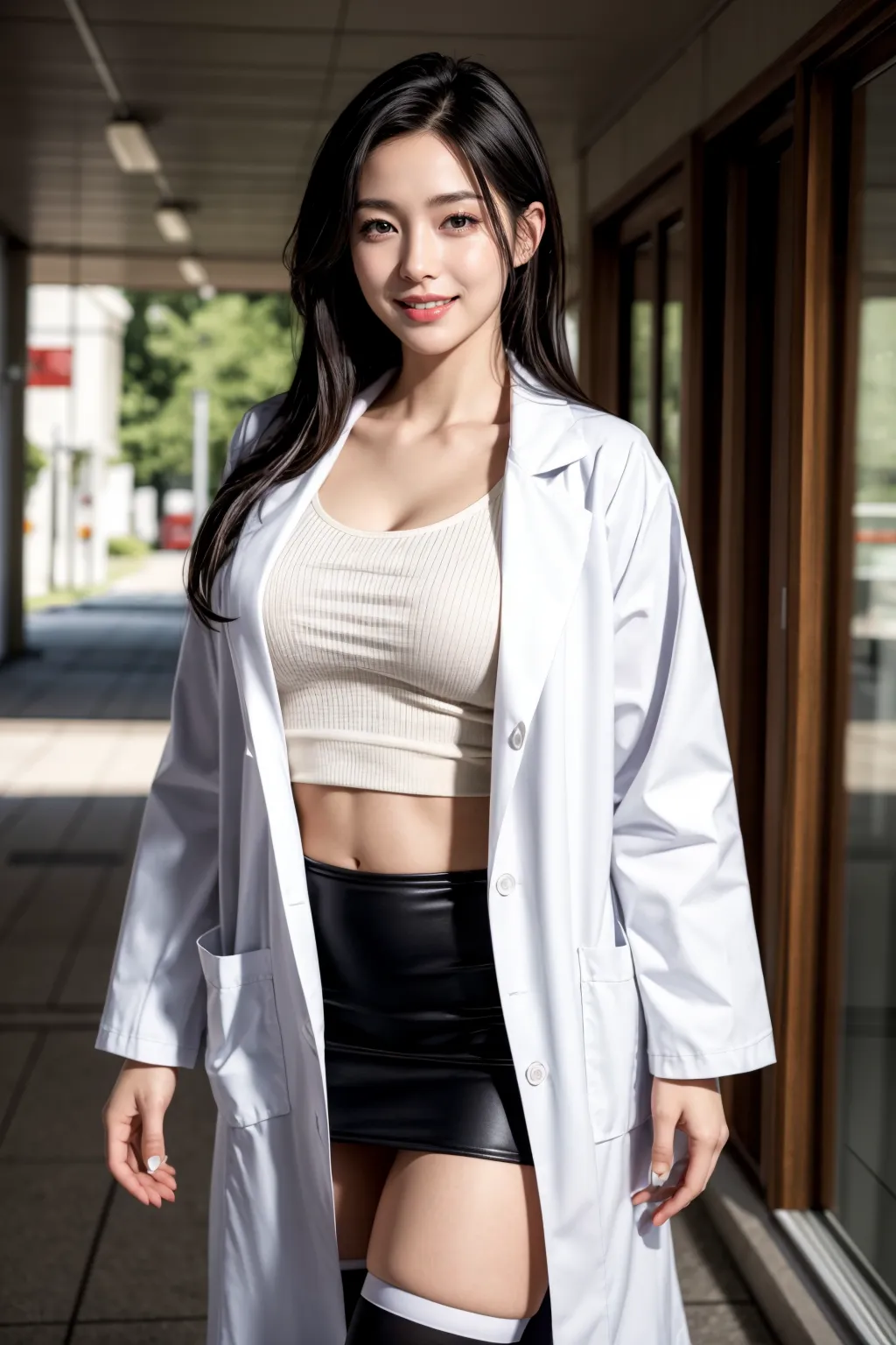 【「女医」AIエロ画像（リアル・実写・フォト風）306枚まとめ！(2ページ目)のエロ画像7枚目