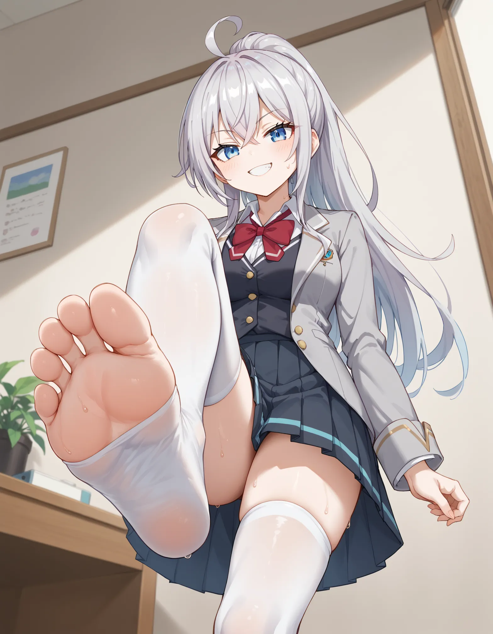 【「学制服」AIエロ画像（イラスト・アニメ・二次元風）4855枚まとめ！(23ページ目)のエロ画像1枚目