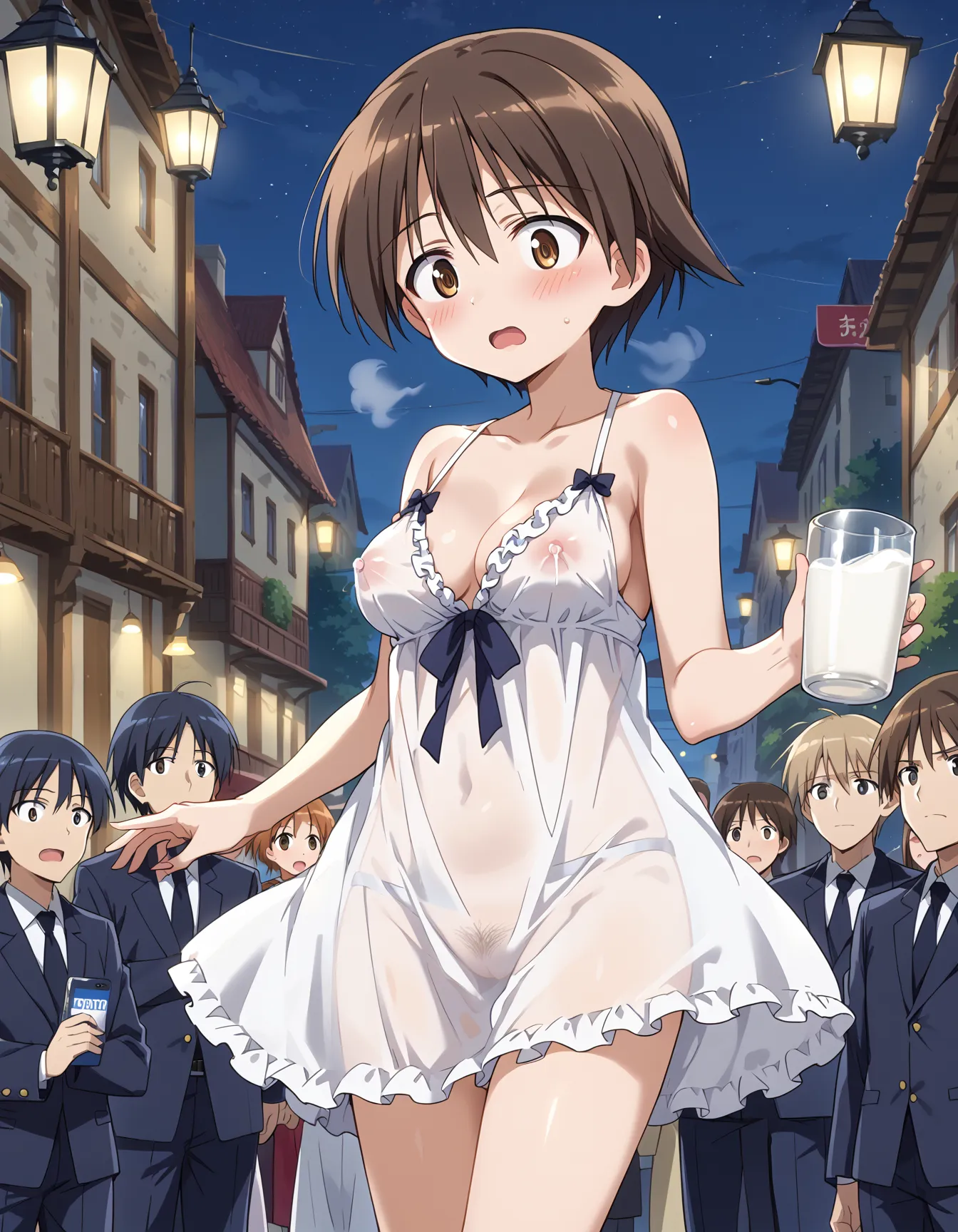 【「下着（ブラジャー・パンティ）」AIエロ画像（イラスト・アニメ・二次元風）15996枚まとめ！(76ページ目)のエロ画像21枚目