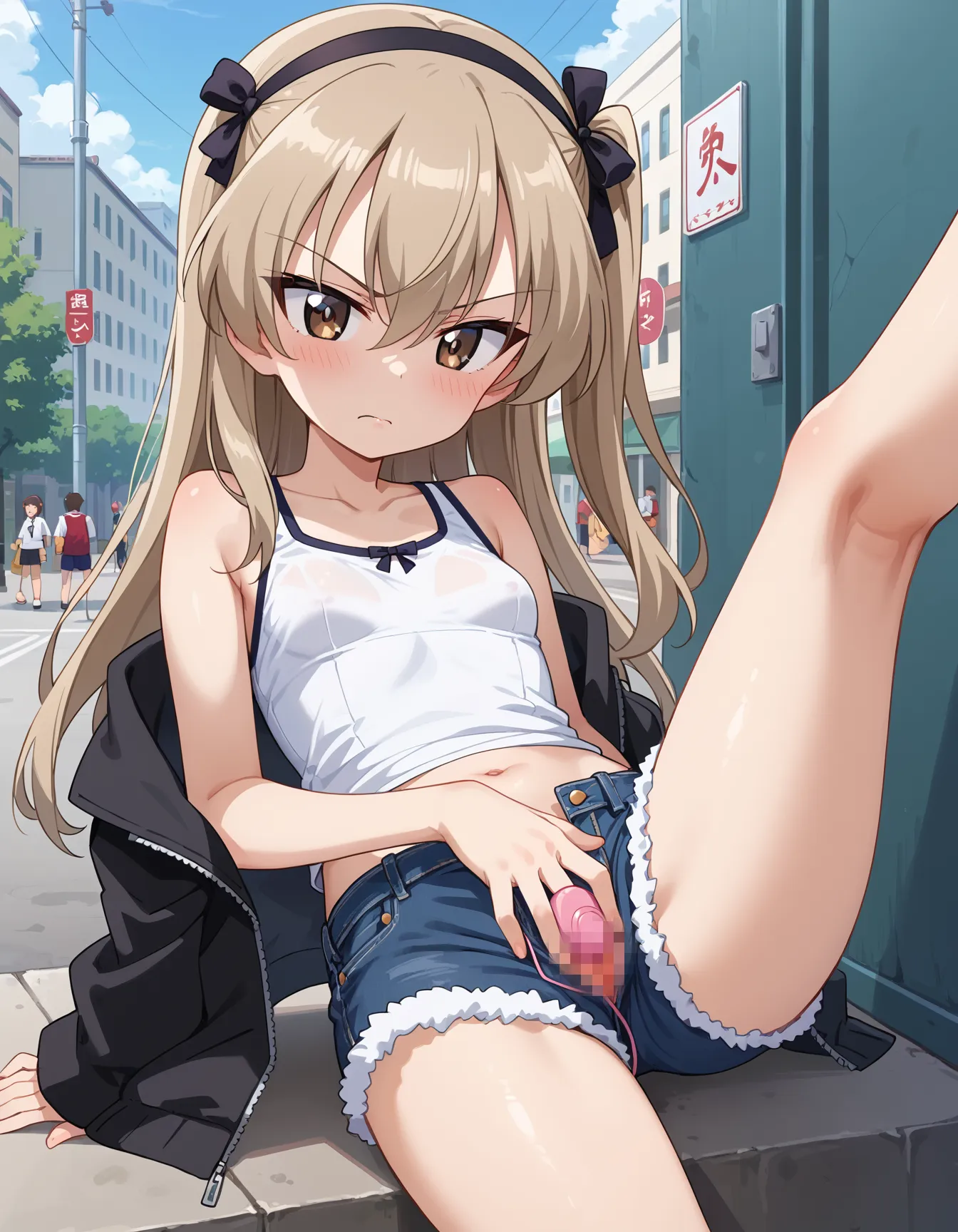 【「下着（ブラジャー・パンティ）」AIエロ画像（イラスト・アニメ・二次元風）15996枚まとめ！(76ページ目)のエロ画像6枚目