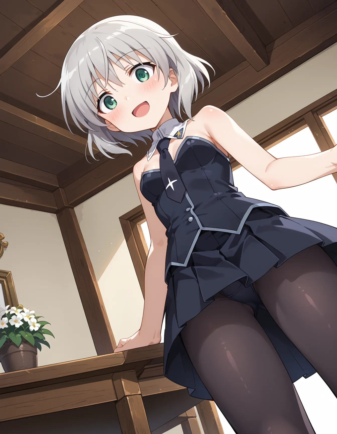 【「ロリ・小柄×パンスト」AIエロ画像（イラスト・アニメ・二次元風）422枚まとめ！(2ページ目)のエロ画像27枚目