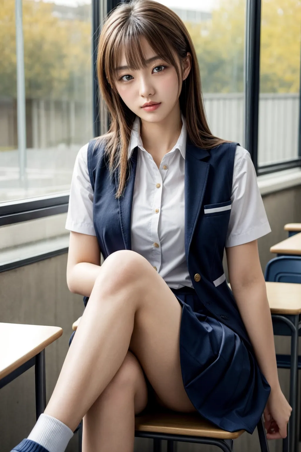 【「学制服」AIエロ画像（リアル・実写・フォト風）8482枚まとめ！(40ページ目)のエロ画像5枚目