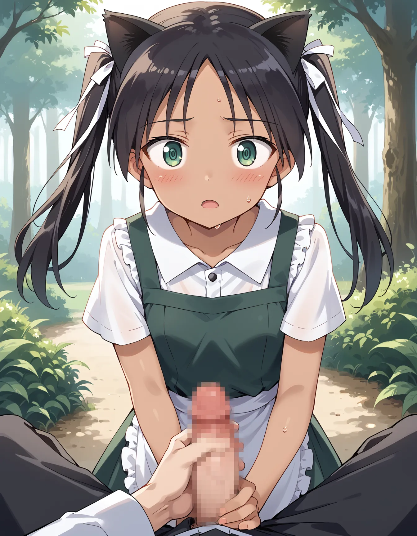 【「貧乳」AIエロ画像（イラスト・アニメ・二次元風）8390枚まとめ！(40ページ目)のエロ画像12枚目