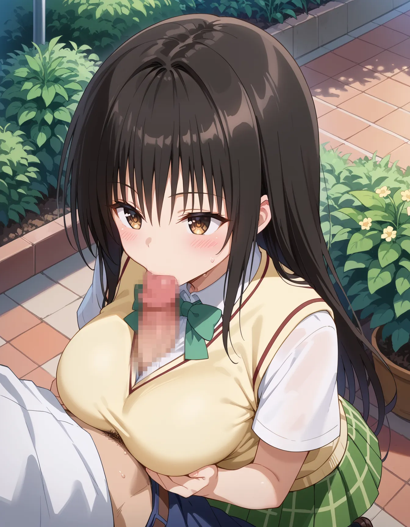 【「学制服」AIエロ画像（イラスト・アニメ・二次元風）4855枚まとめ！(21ページ目)のエロ画像27枚目