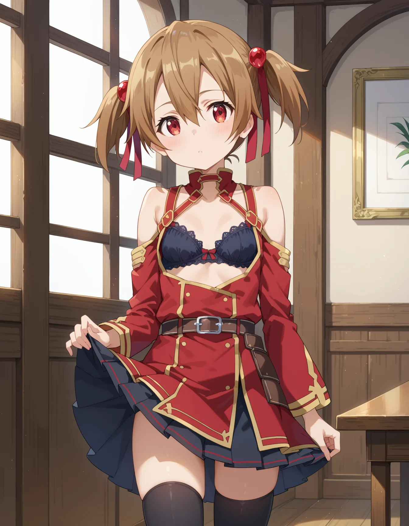 【「下着（ブラジャー・パンティ）」AIエロ画像（イラスト・アニメ・二次元風）15996枚まとめ！(73ページ目)のエロ画像24枚目