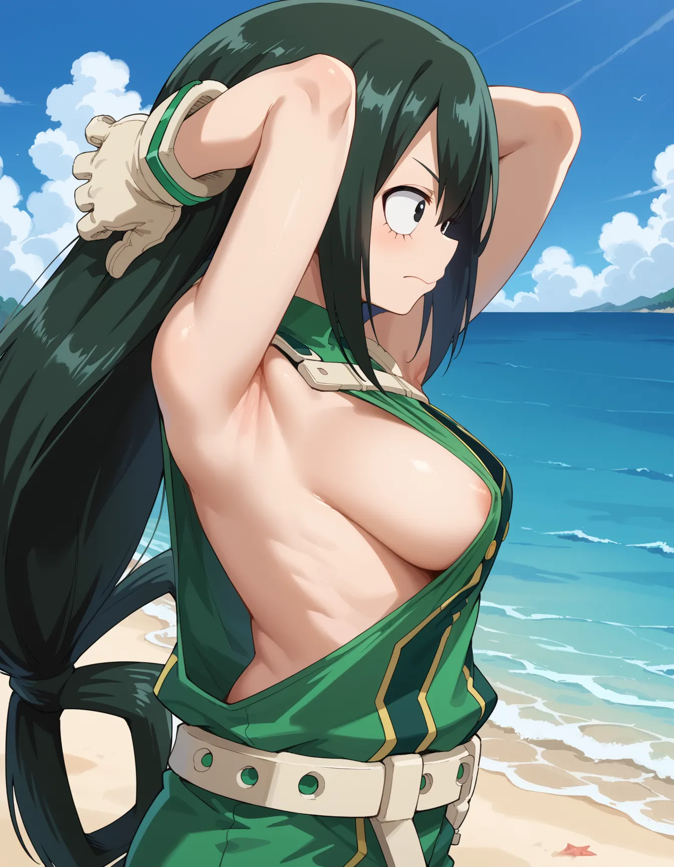 【「下着（ブラジャー・パンティ）」AIエロ画像（イラスト・アニメ・二次元風）15996枚まとめ！(73ページ目)のエロ画像14枚目