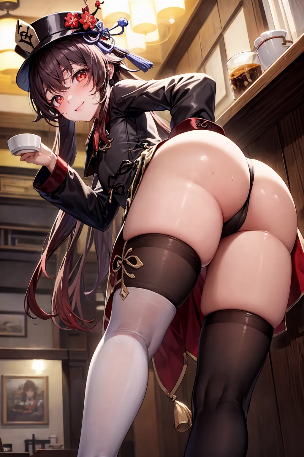 【「貧乳」AIエロ画像（イラスト・アニメ・二次元風）8390枚まとめ！(38ページ目)のエロ画像24枚目