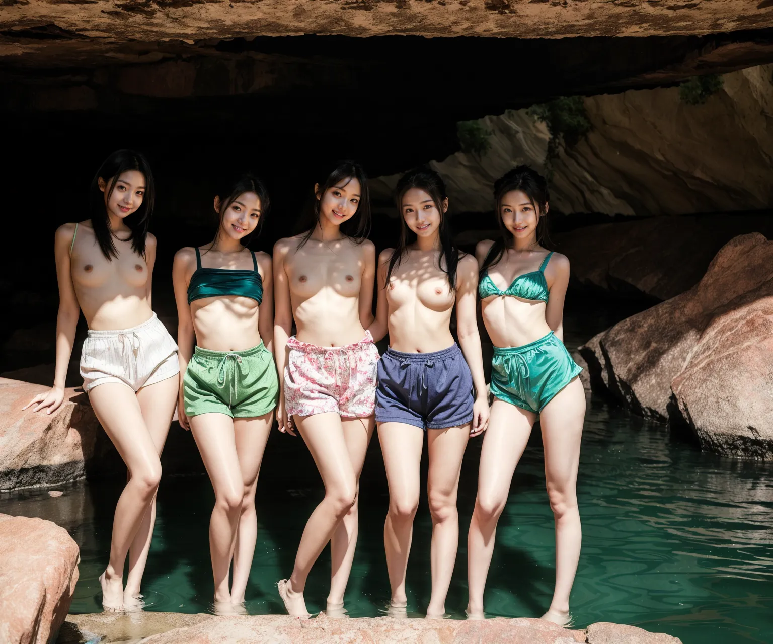 【「ロリ・小柄×下着（ブラジャー・パンティ）」AIエロ画像（リアル・実写・フォト風）3330枚まとめ！(14ページ目)のエロ画像22枚目