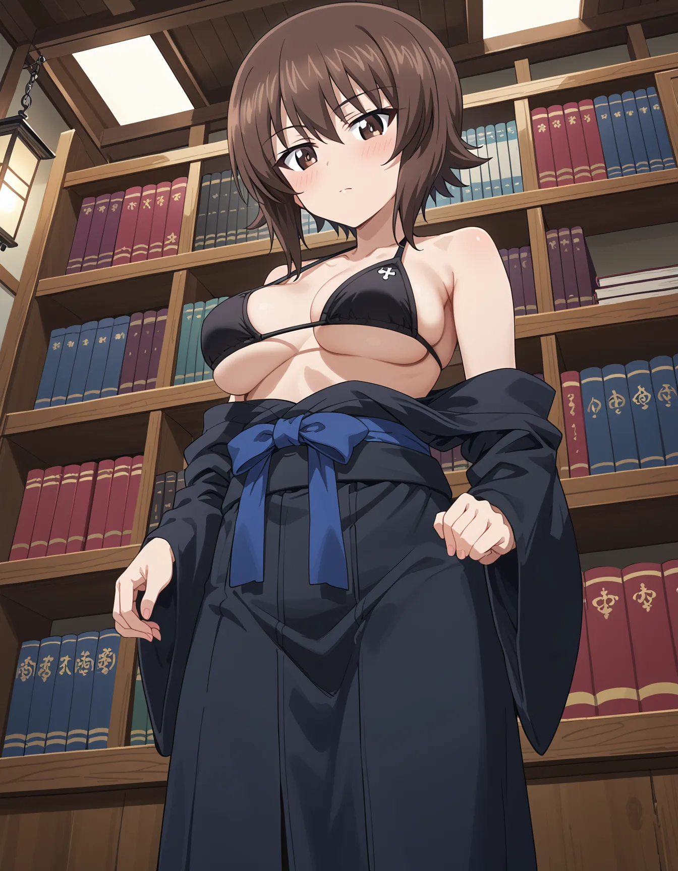 【「下着（ブラジャー・パンティ）」AIエロ画像（イラスト・アニメ・二次元風）15996枚まとめ！(72ページ目)のエロ画像3枚目