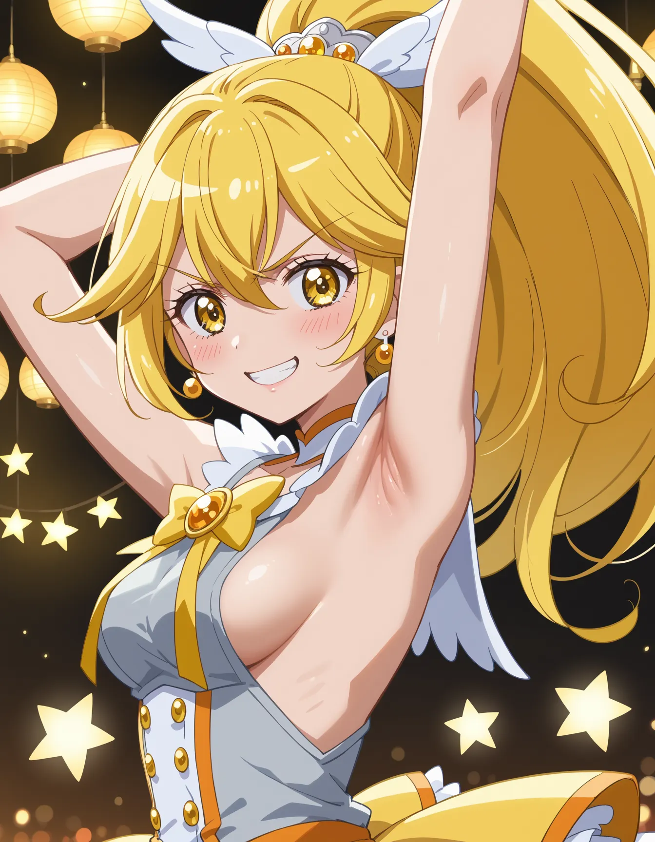 【「腋・脇」AIエロ画像（イラスト・アニメ・二次元風）4705枚まとめ！(21ページ目)のエロ画像1枚目