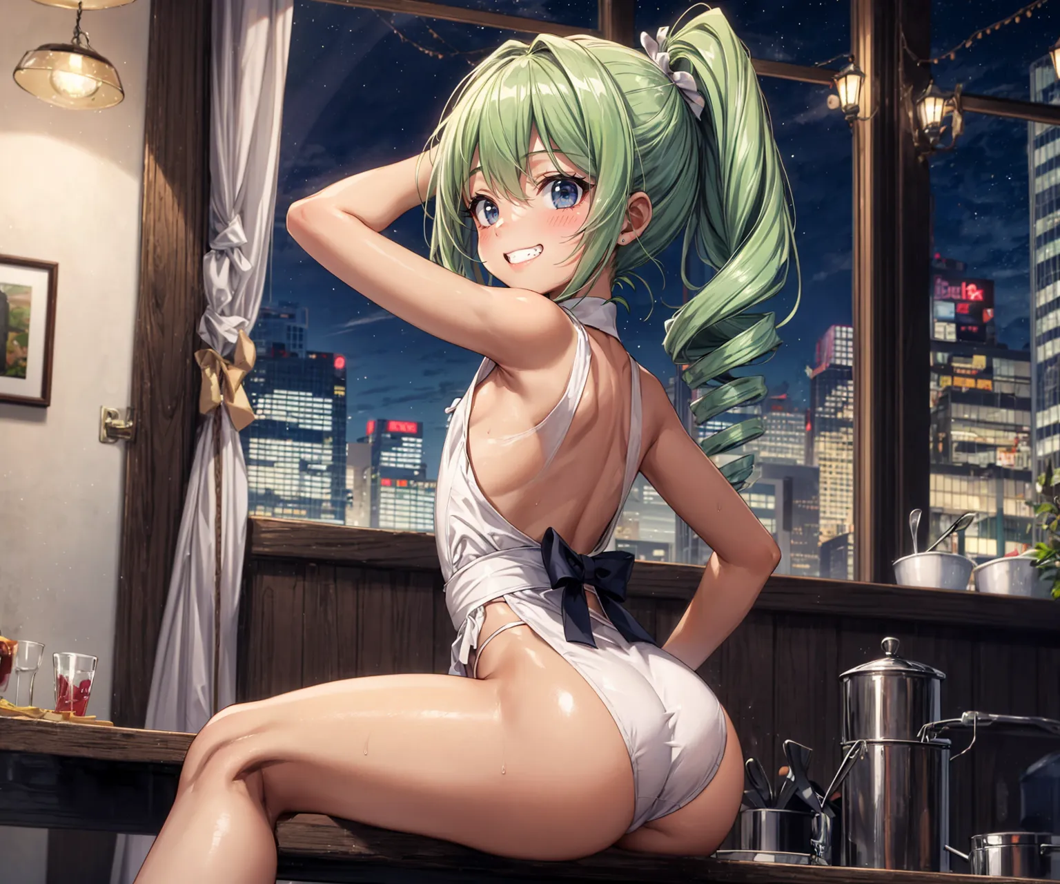【「貧乳」AIエロ画像（イラスト・アニメ・二次元風）8390枚まとめ！(36ページ目)のエロ画像26枚目