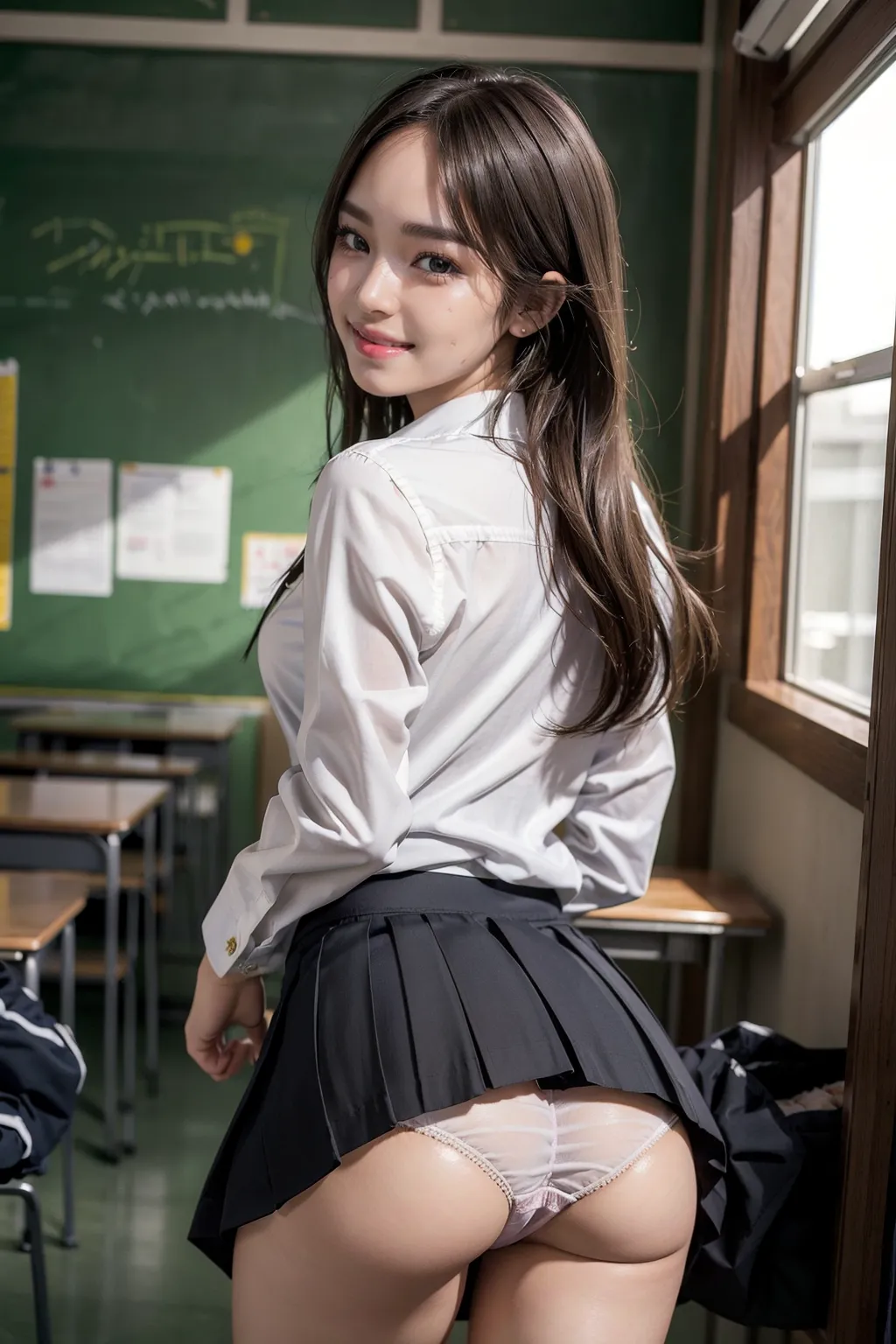 【「学制服」AIエロ画像（リアル・実写・フォト風）8482枚まとめ！(36ページ目)のエロ画像9枚目