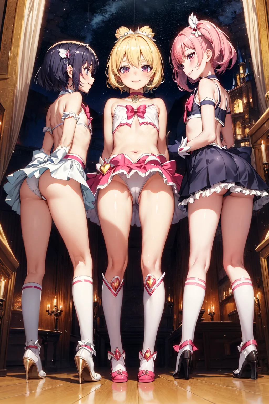 【「貧乳」AIエロ画像（イラスト・アニメ・二次元風）8390枚まとめ！(35ページ目)のエロ画像23枚目