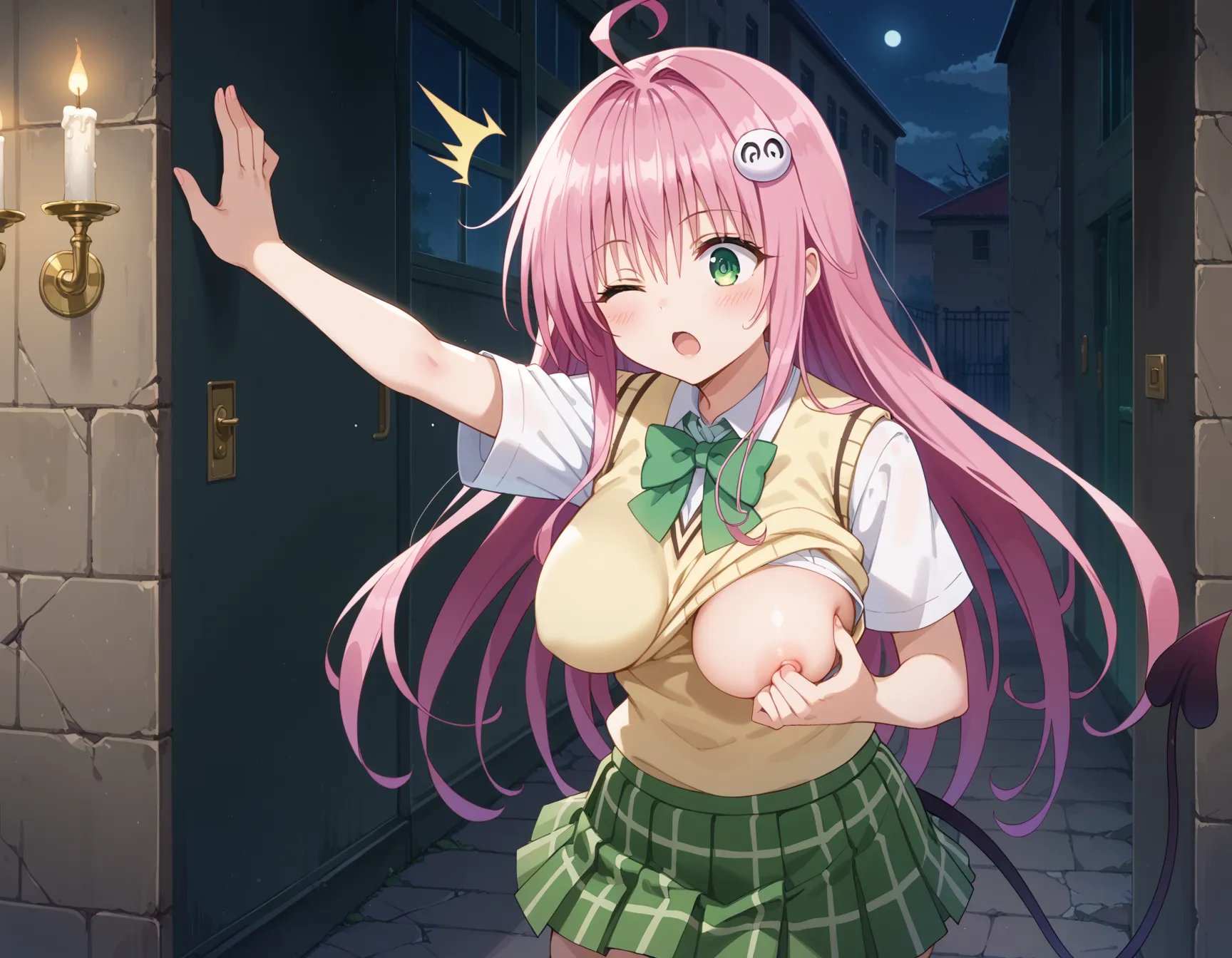 【「学制服」AIエロ画像（イラスト・アニメ・二次元風）4855枚まとめ！(18ページ目)のエロ画像21枚目