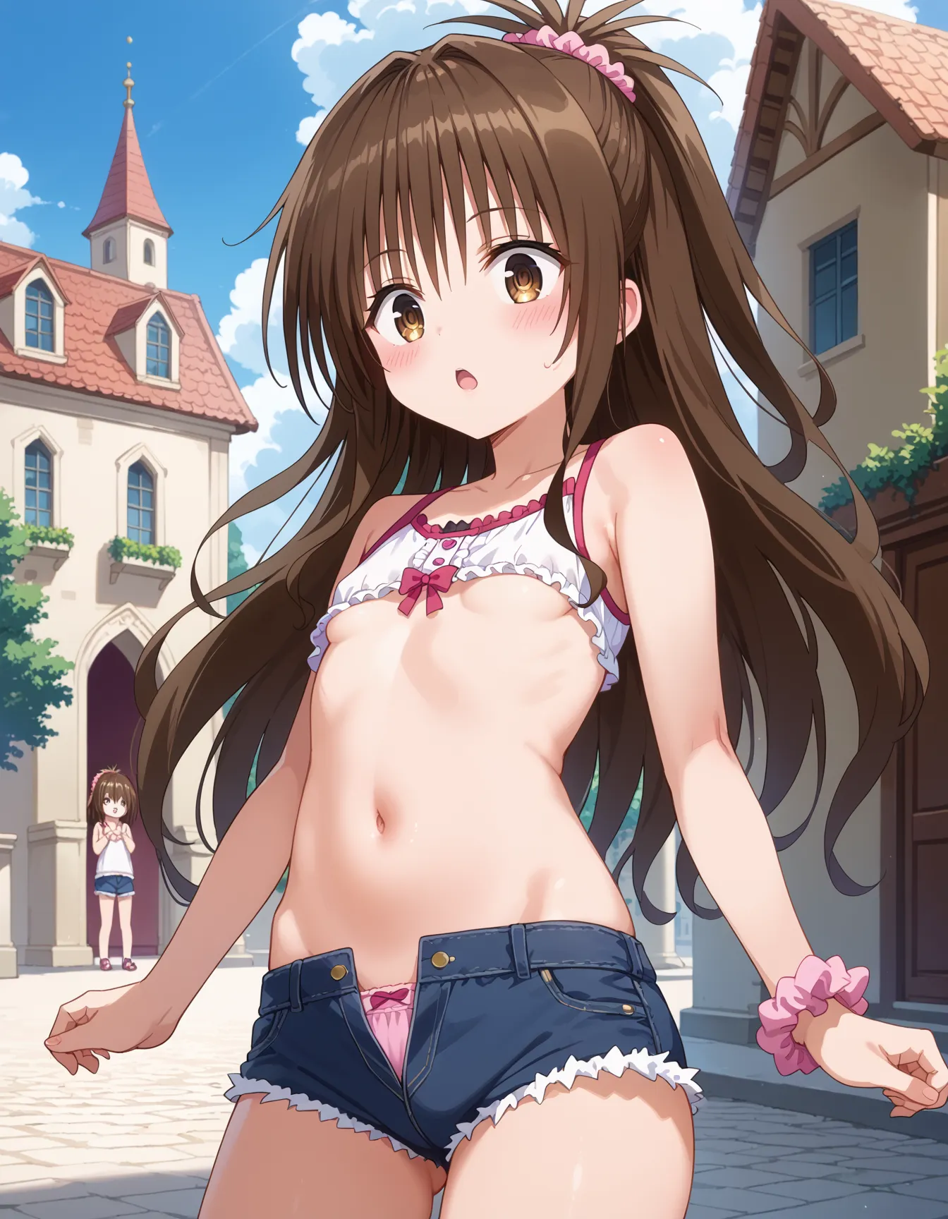 【「貧乳」AIエロ画像（イラスト・アニメ・二次元風）8390枚まとめ！(34ページ目)のエロ画像26枚目
