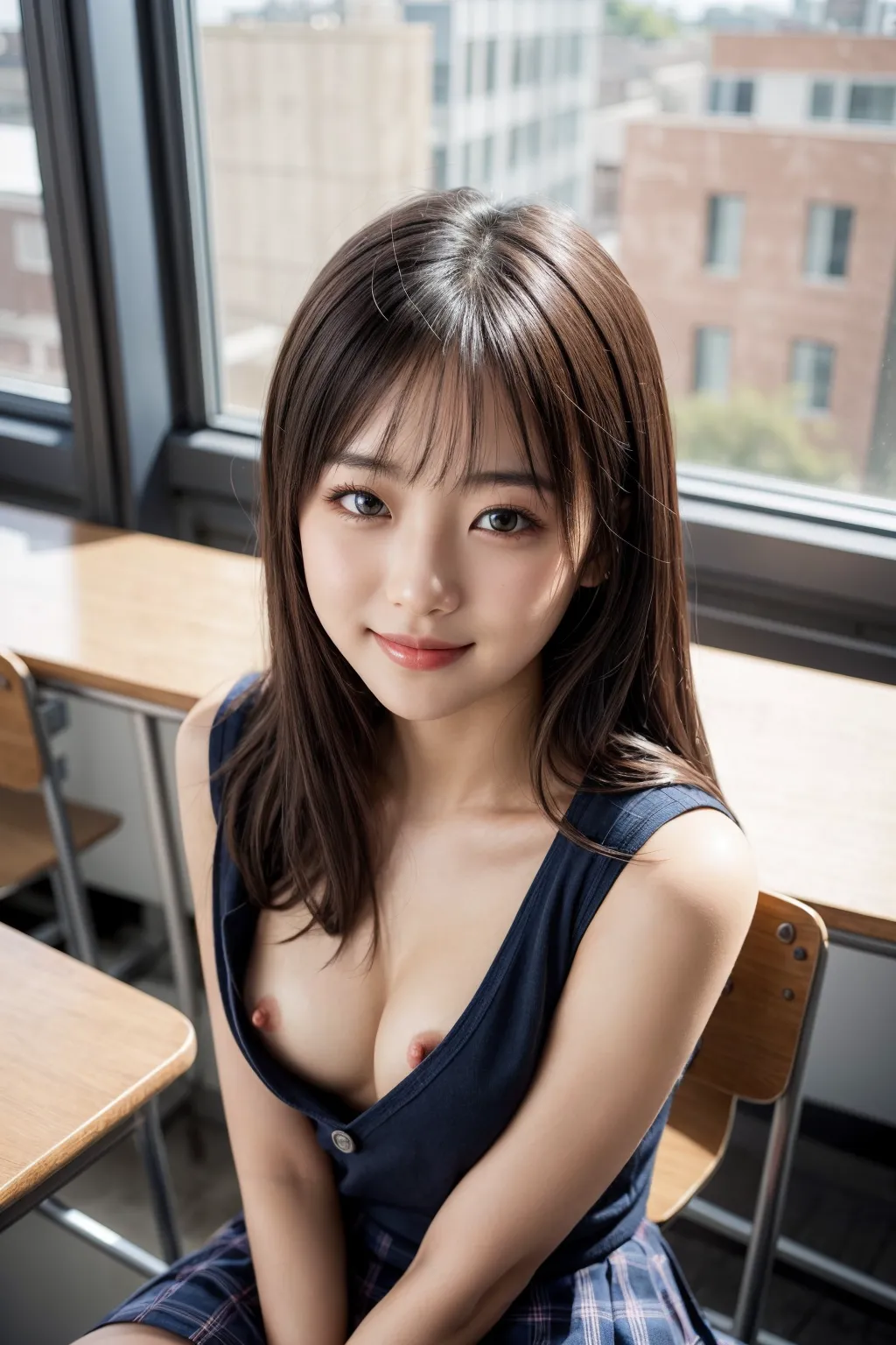 【「学制服」AIエロ画像（リアル・実写・フォト風）8482枚まとめ！(34ページ目)のエロ画像28枚目