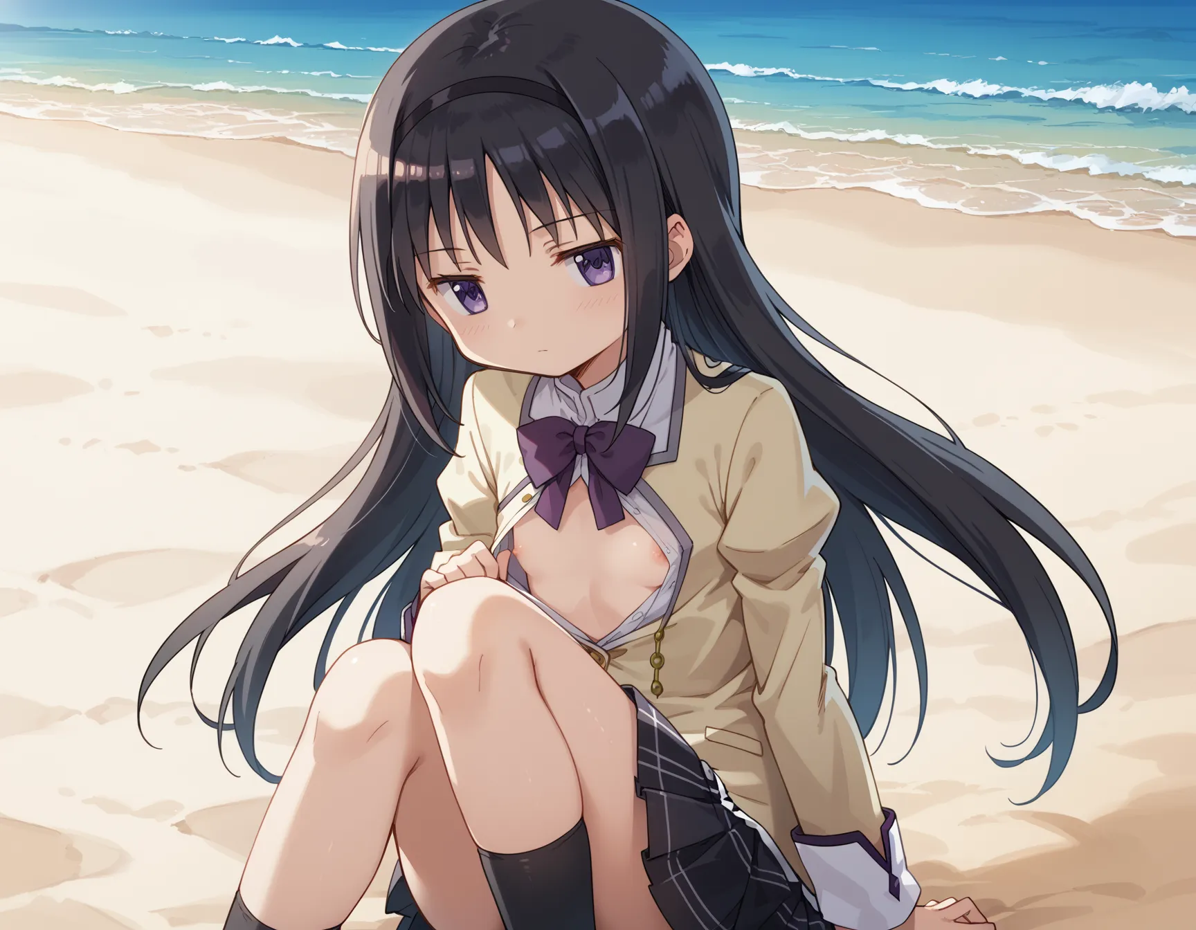 【「学制服」AIエロ画像（イラスト・アニメ・二次元風）4855枚まとめ！(17ページ目)のエロ画像24枚目