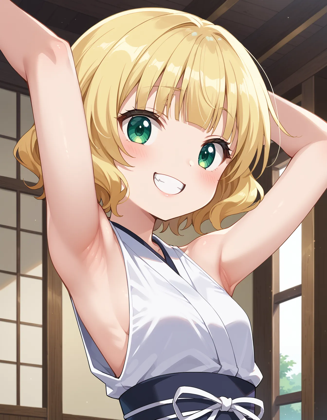 【「腋・脇」AIエロ画像（イラスト・アニメ・二次元風）4705枚まとめ！(18ページ目)のエロ画像12枚目