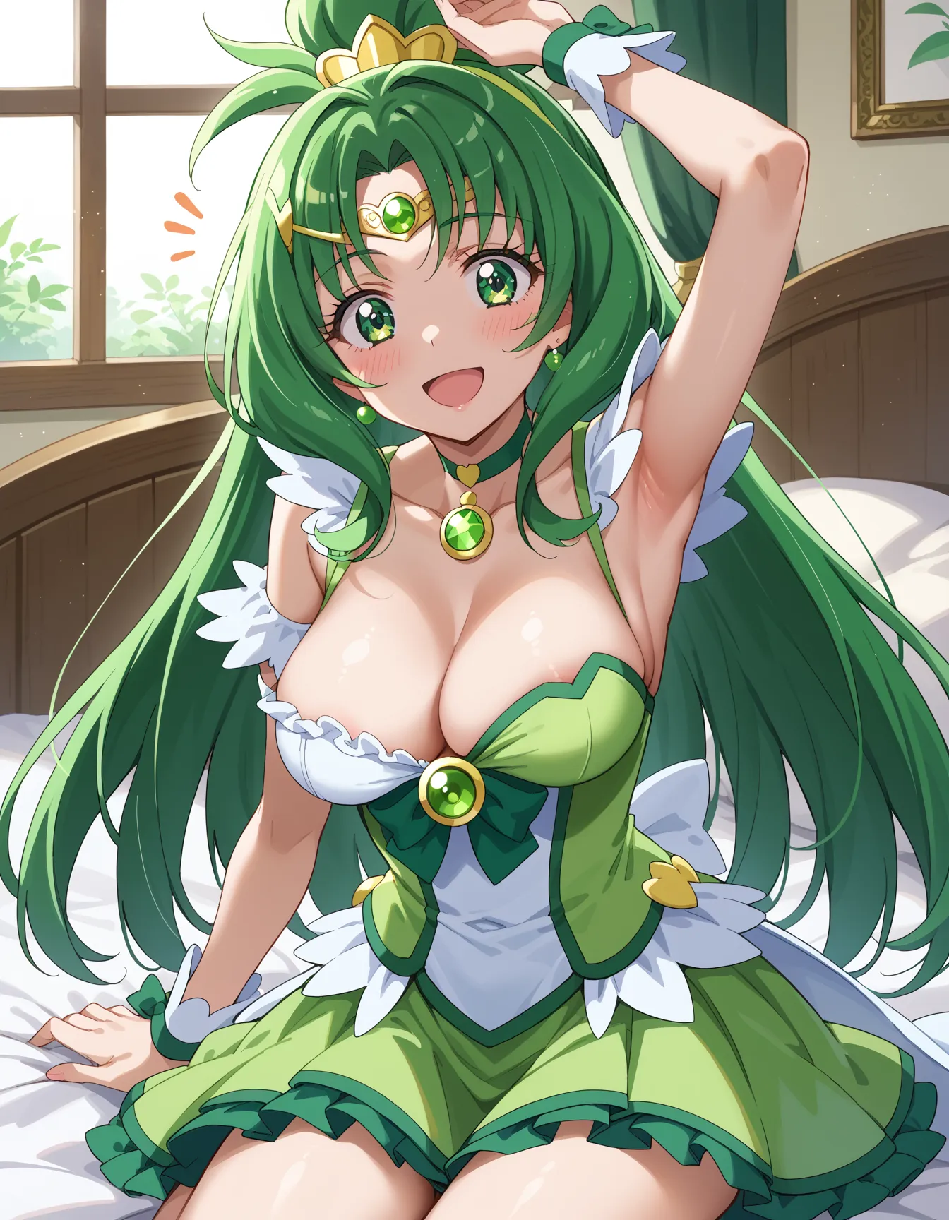 【「腋・脇」AIエロ画像（イラスト・アニメ・二次元風）4705枚まとめ！(18ページ目)のエロ画像9枚目