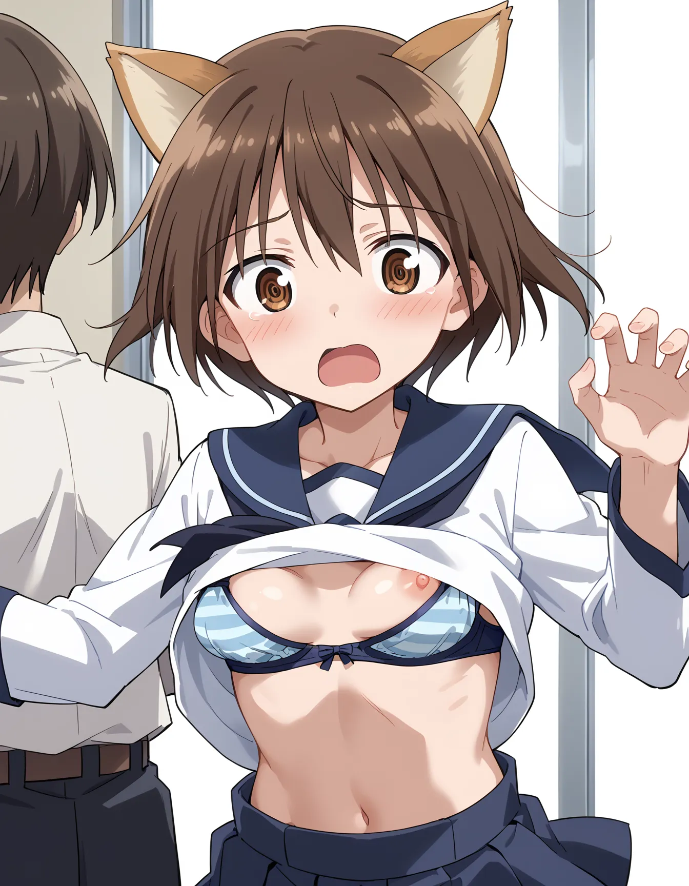 【「下着（ブラジャー・パンティ）」AIエロ画像（イラスト・アニメ・二次元風）15996枚まとめ！(58ページ目)のエロ画像25枚目